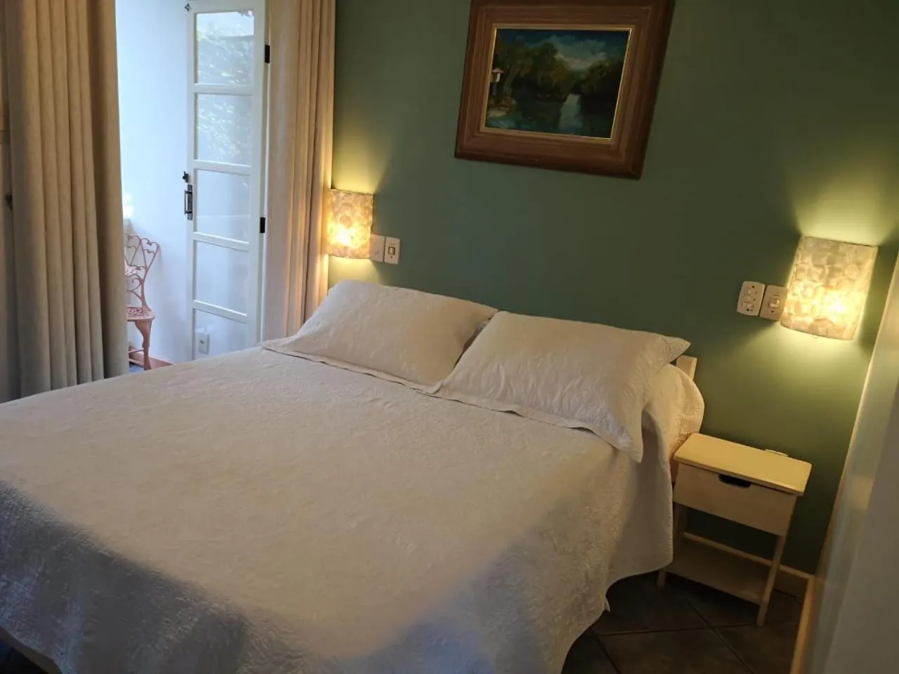 Bed in Pousada Casablanca