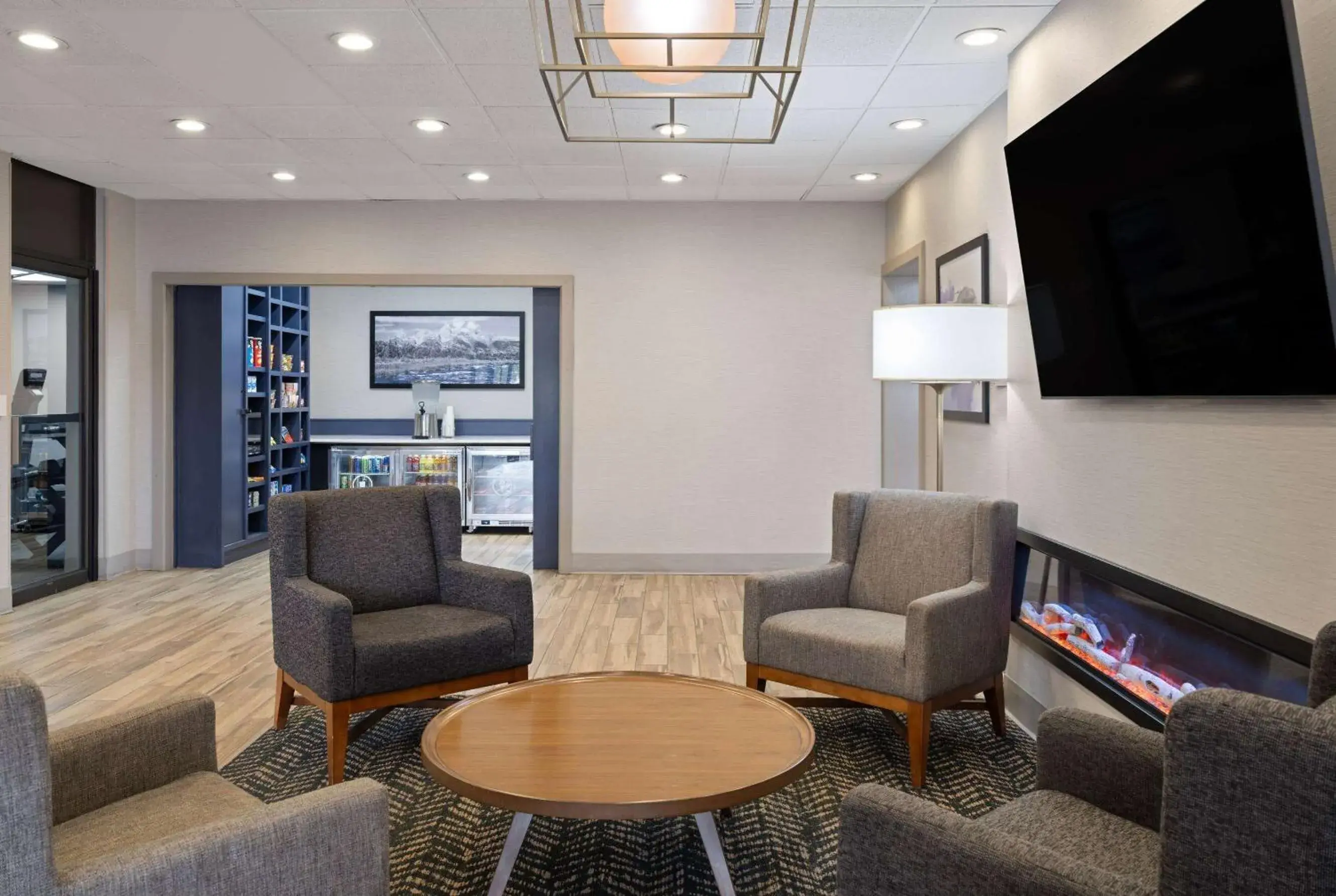 Lobby or reception in AmericInn by Wyndham Casper Event Center Area Lobby or reception in AmericInn by Wyndham Casper Event Center Area