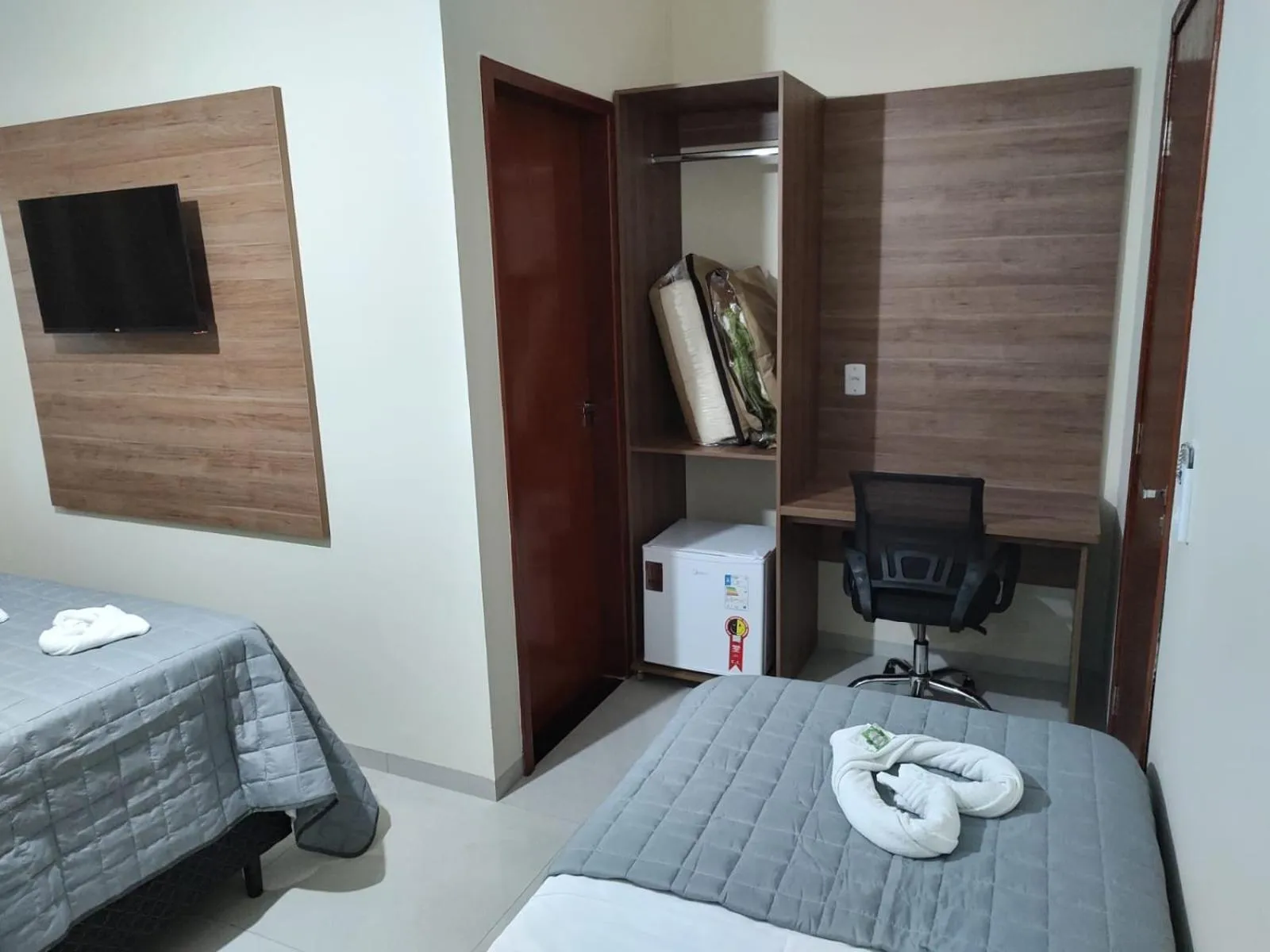 Bed in Hotel Vale Do Ivinhema