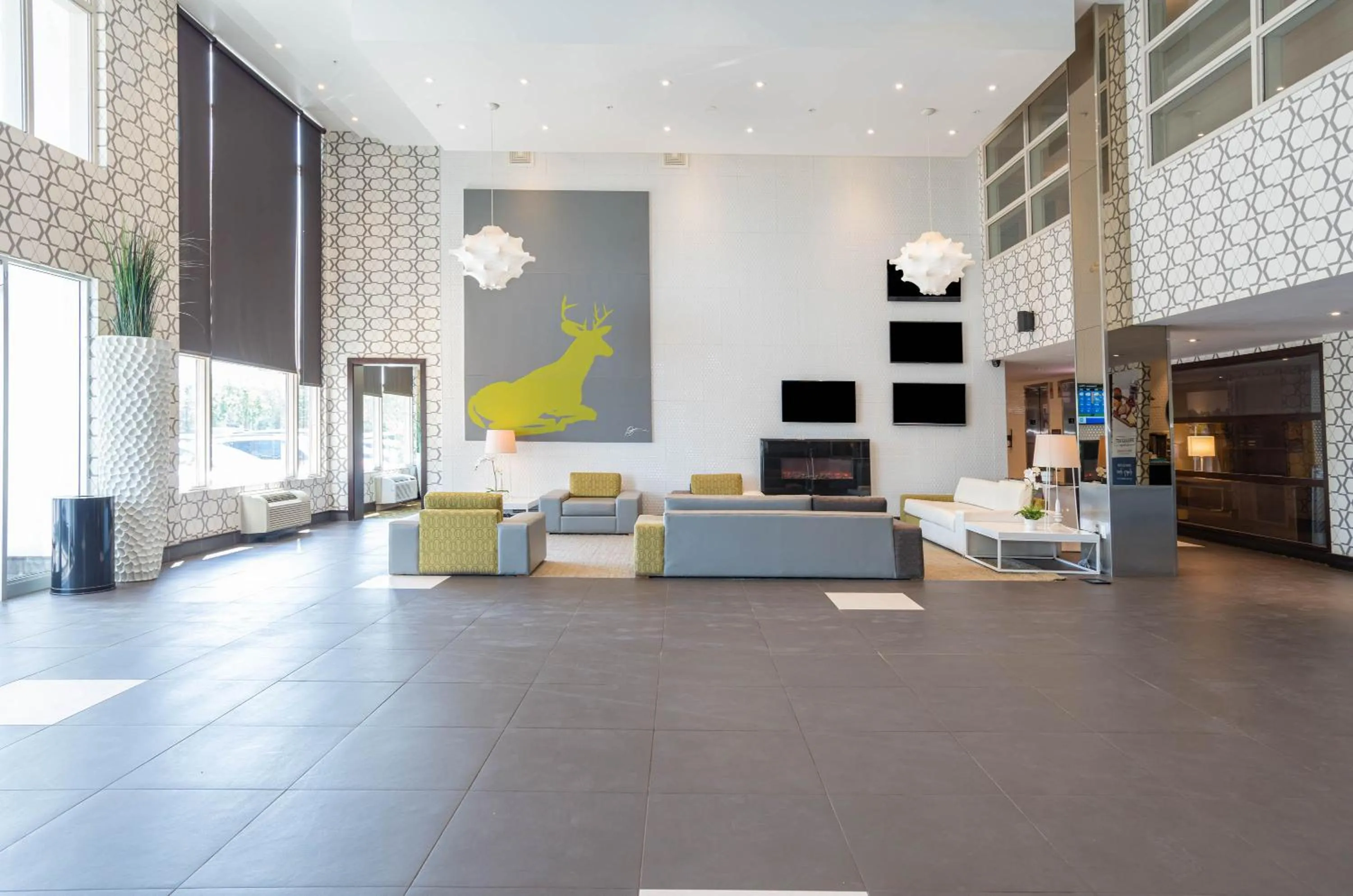 Lobby or reception in Sandman Hotel & Suites Calgary South