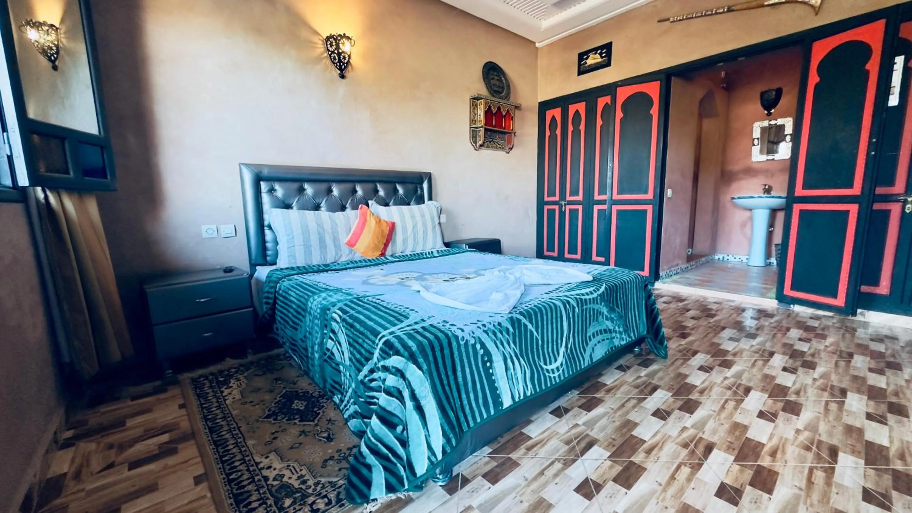 Bed in Dar Soulaimane