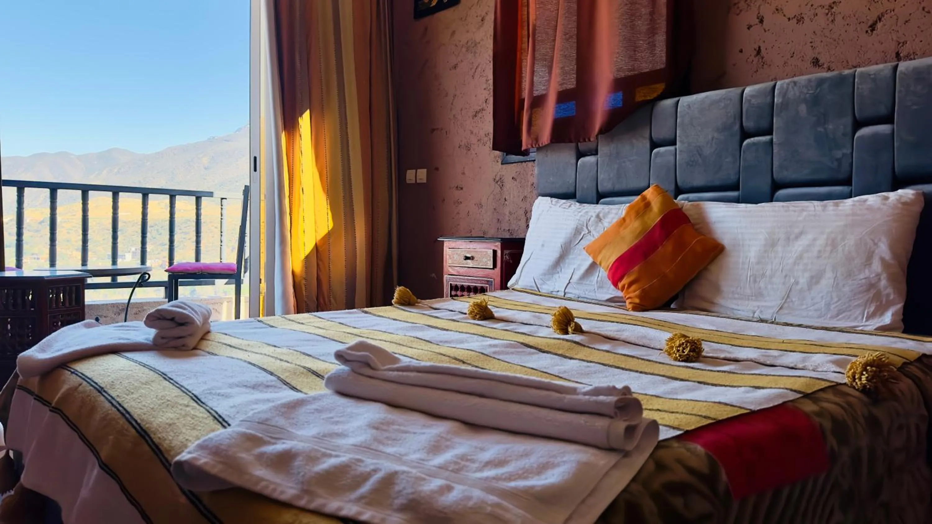 Bed in Dar Soulaimane