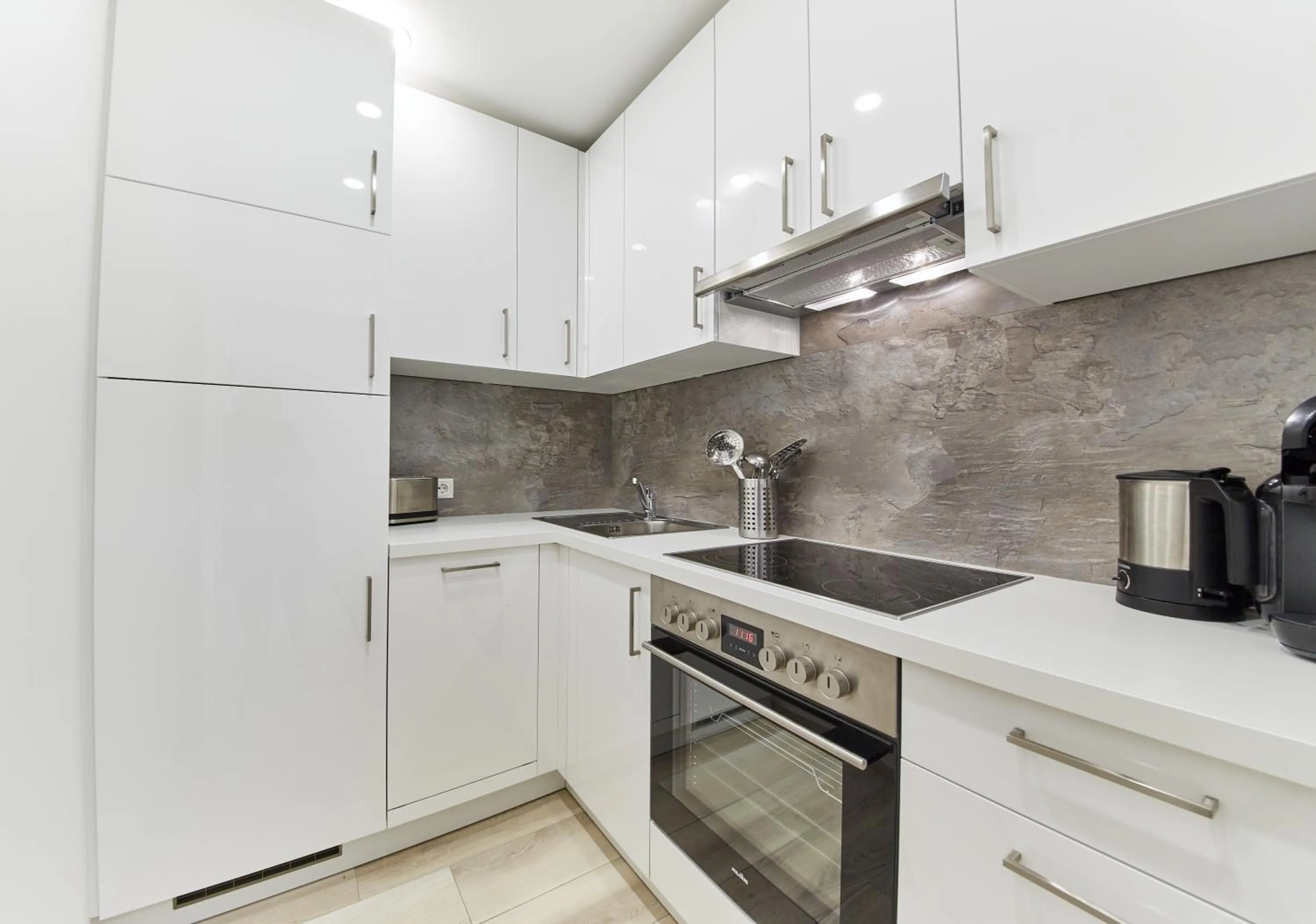Kitchen or kitchenette in Appartement Hotspot