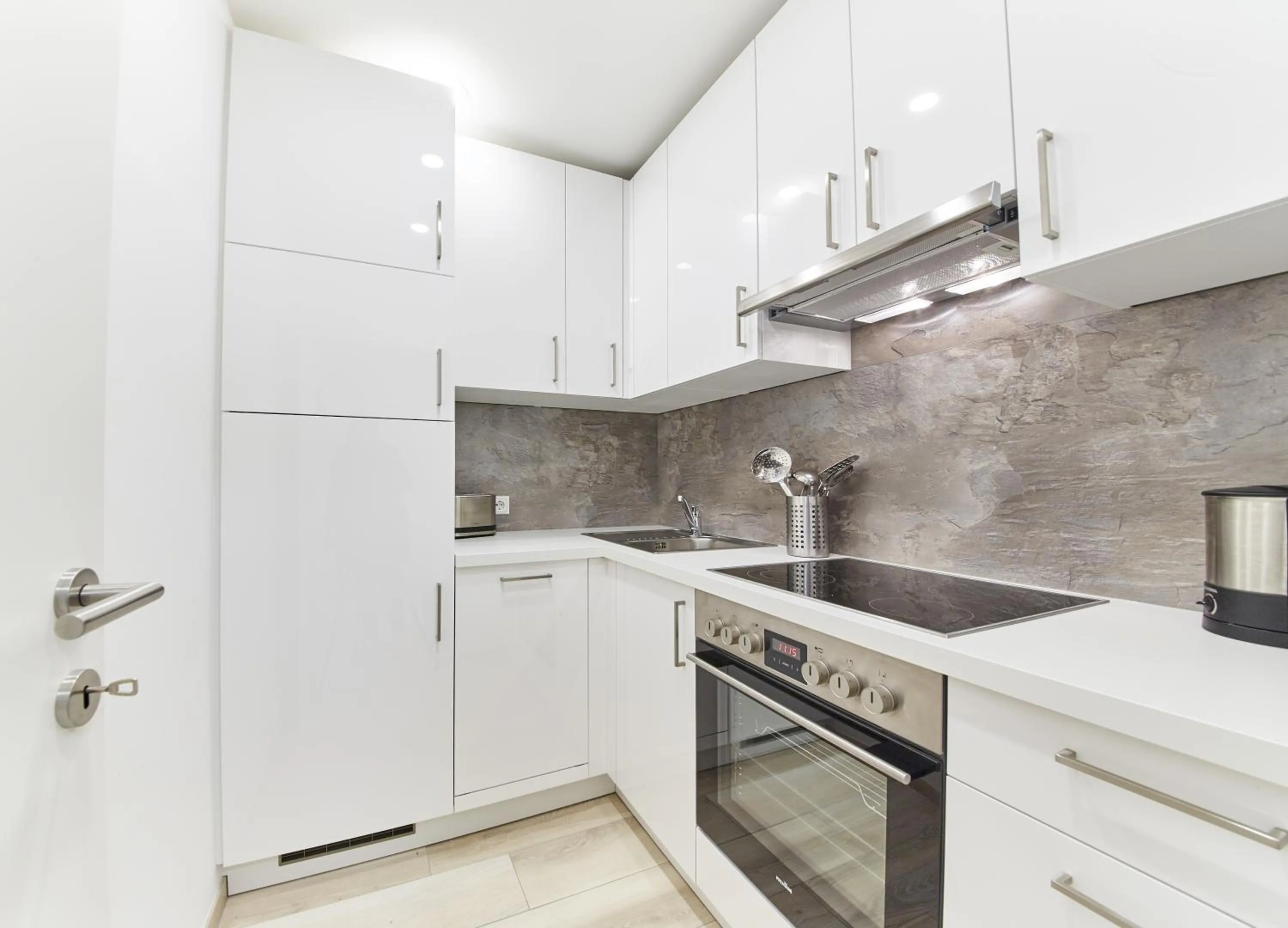 Kitchen or kitchenette in Appartement Hotspot