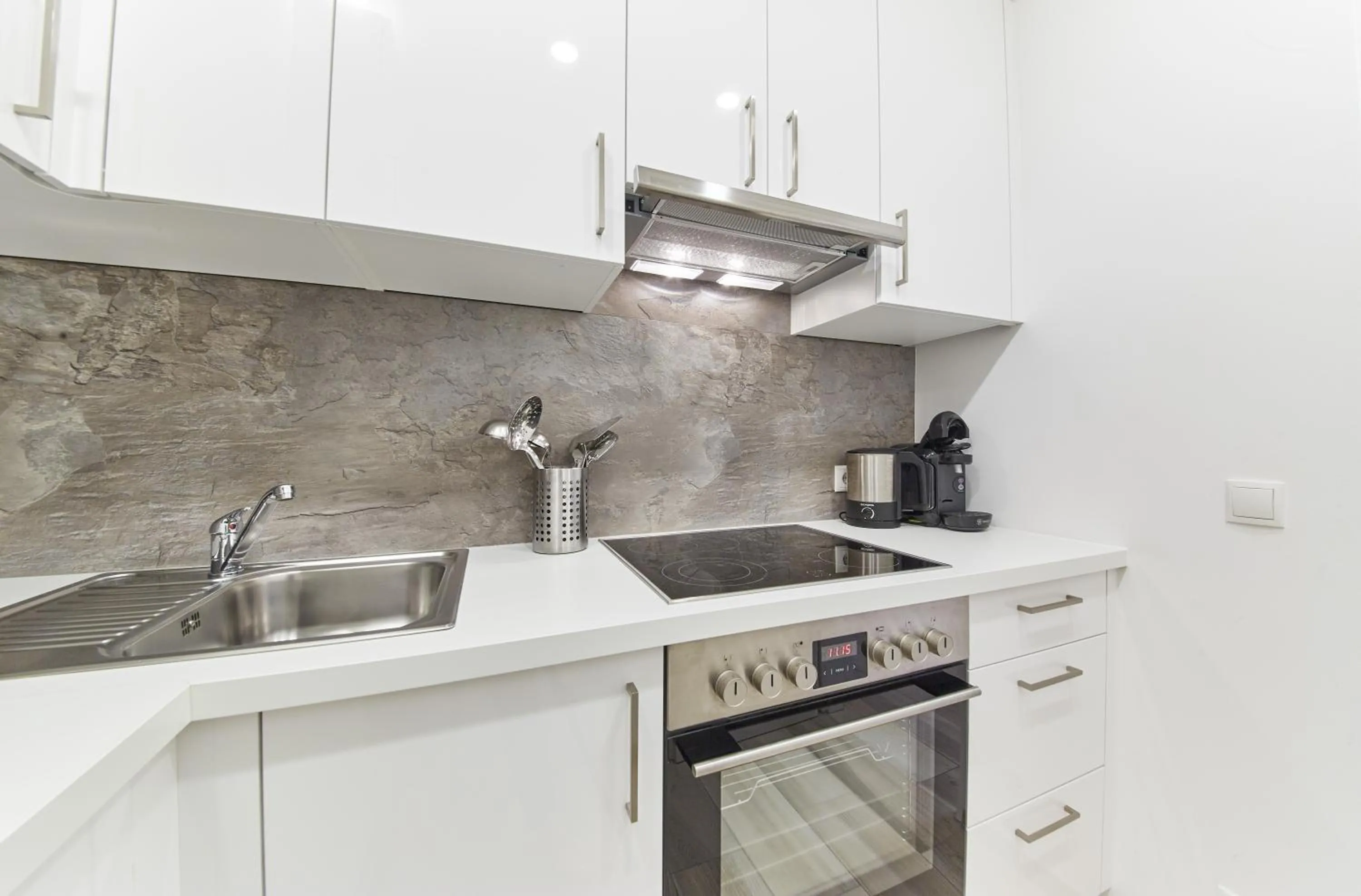 Kitchen or kitchenette in Appartement Hotspot