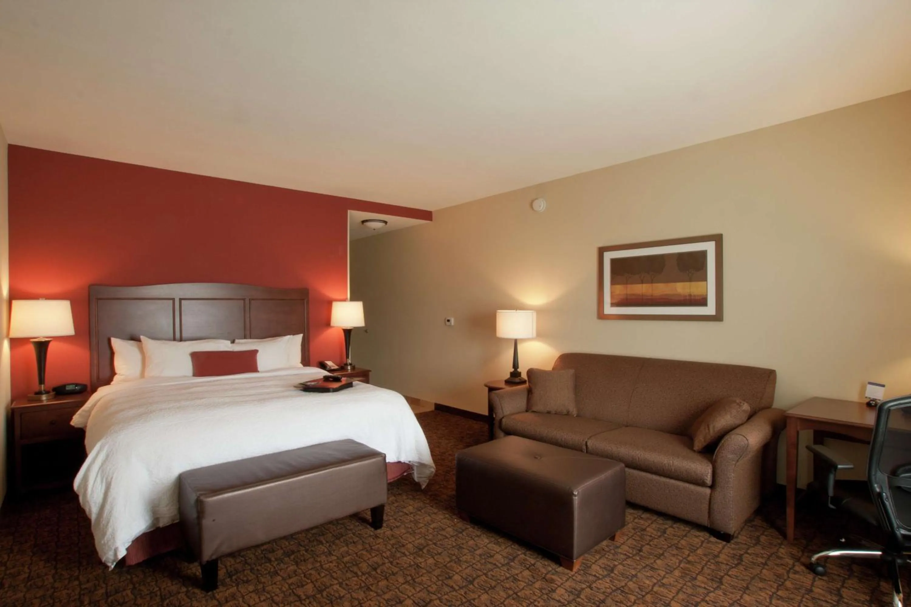 Bed in Hampton Inn & Suites McAllen