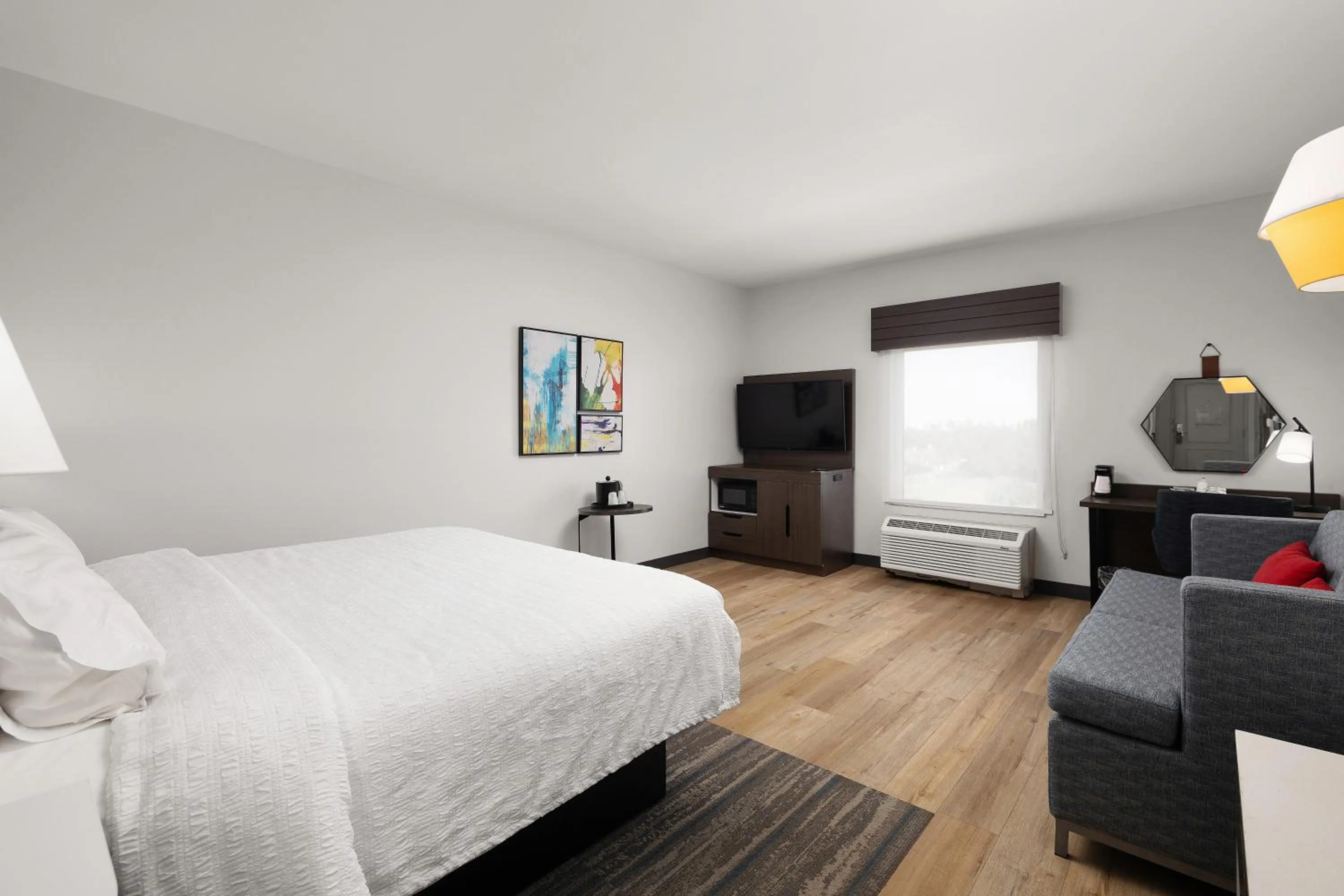 Seating area, Bed in Hampton Inn & Suites McAllen