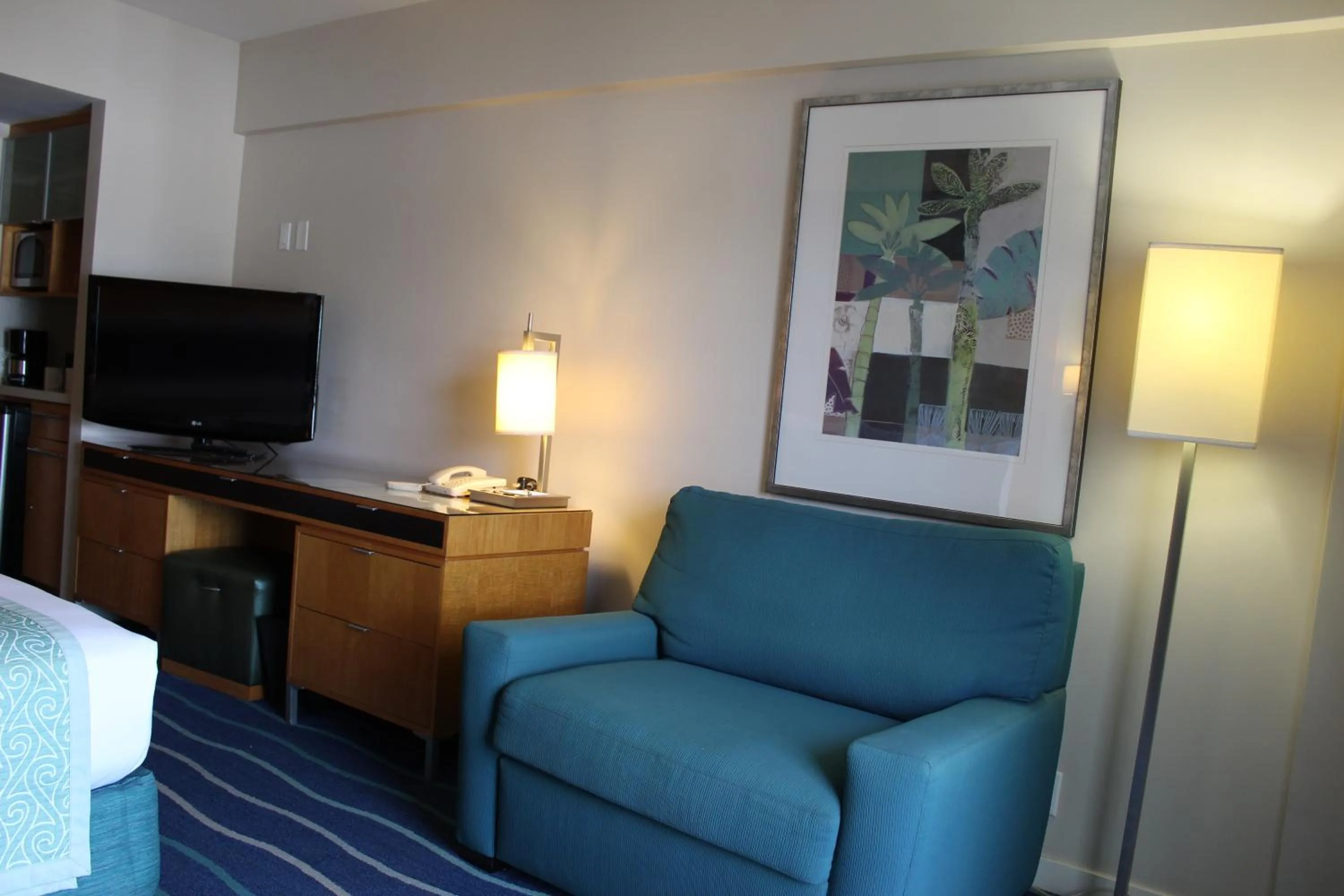 Seating area in LSI Resorts at Ala Moana