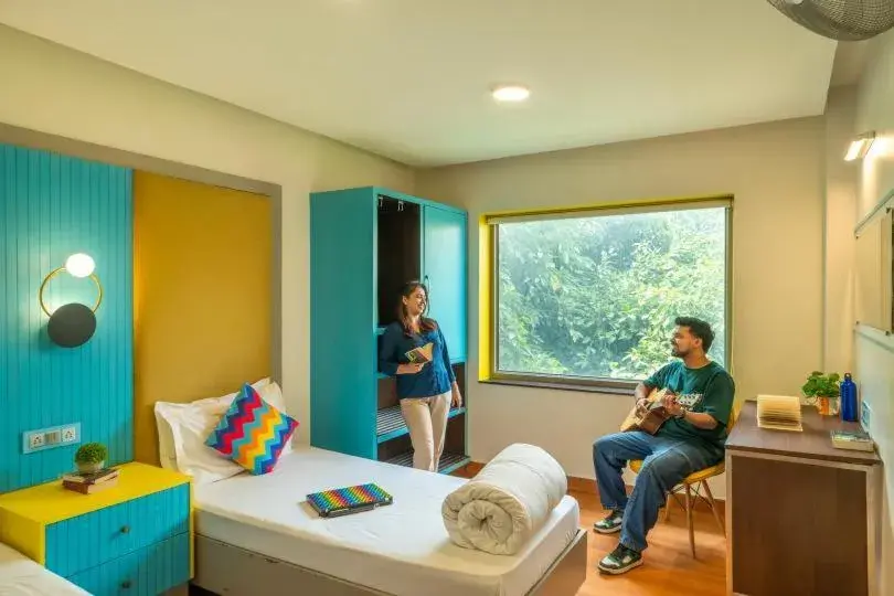 Bed in goSTOPS Delhi Bed in goSTOPS Delhi