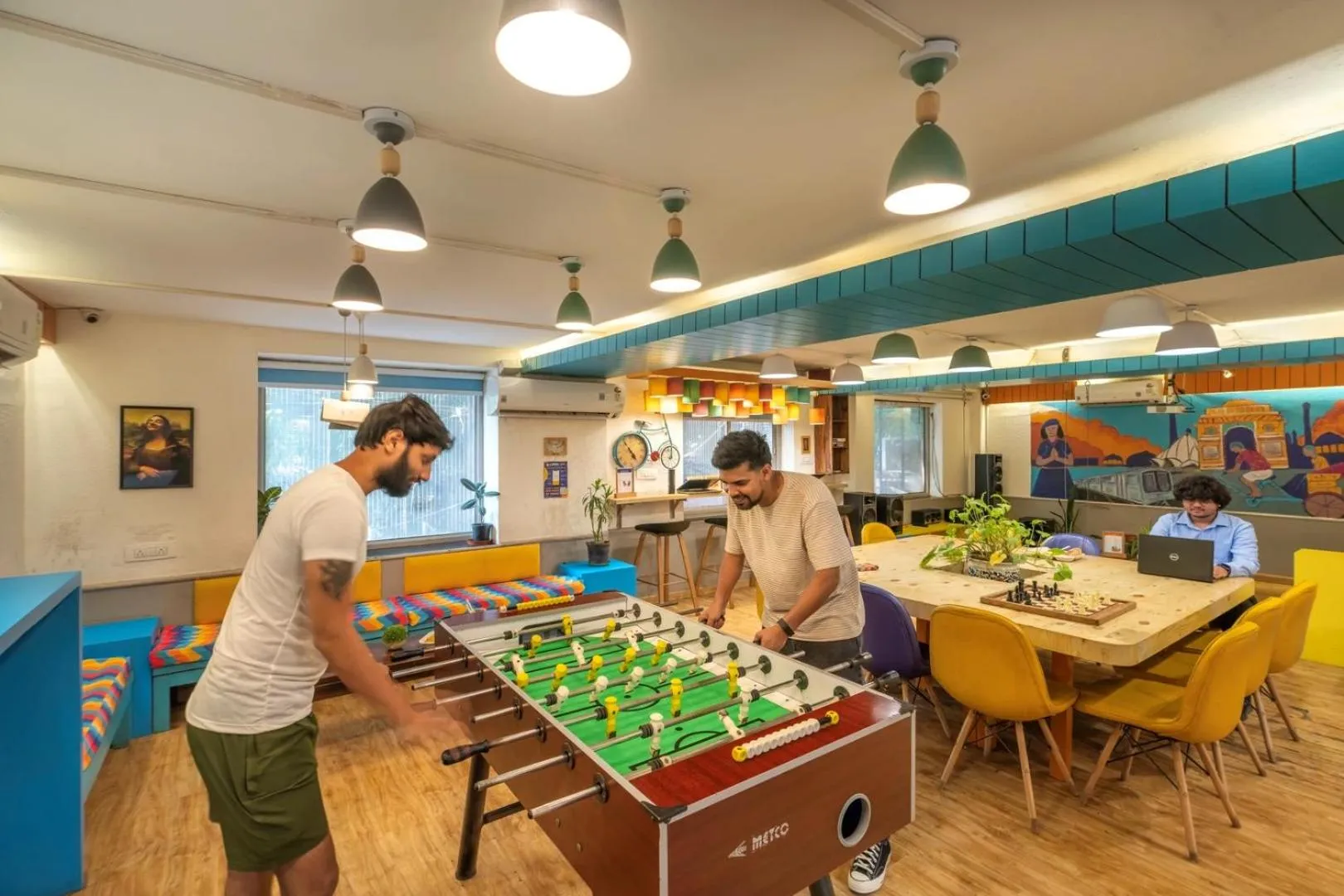 Game Room in goSTOPS Delhi - Private Rooms & Dorms