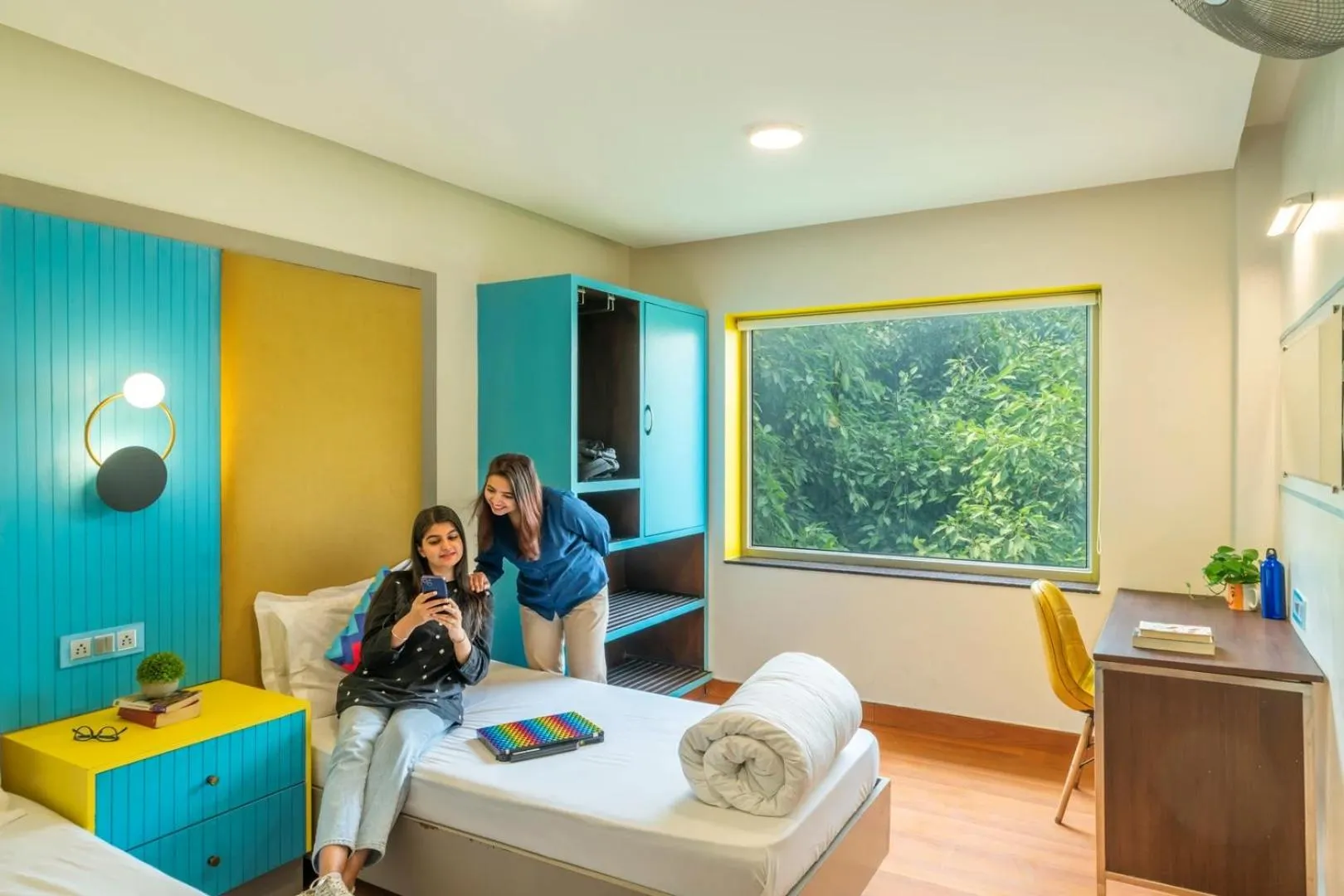 Bedroom in goSTOPS Delhi - Private Rooms & Dorms