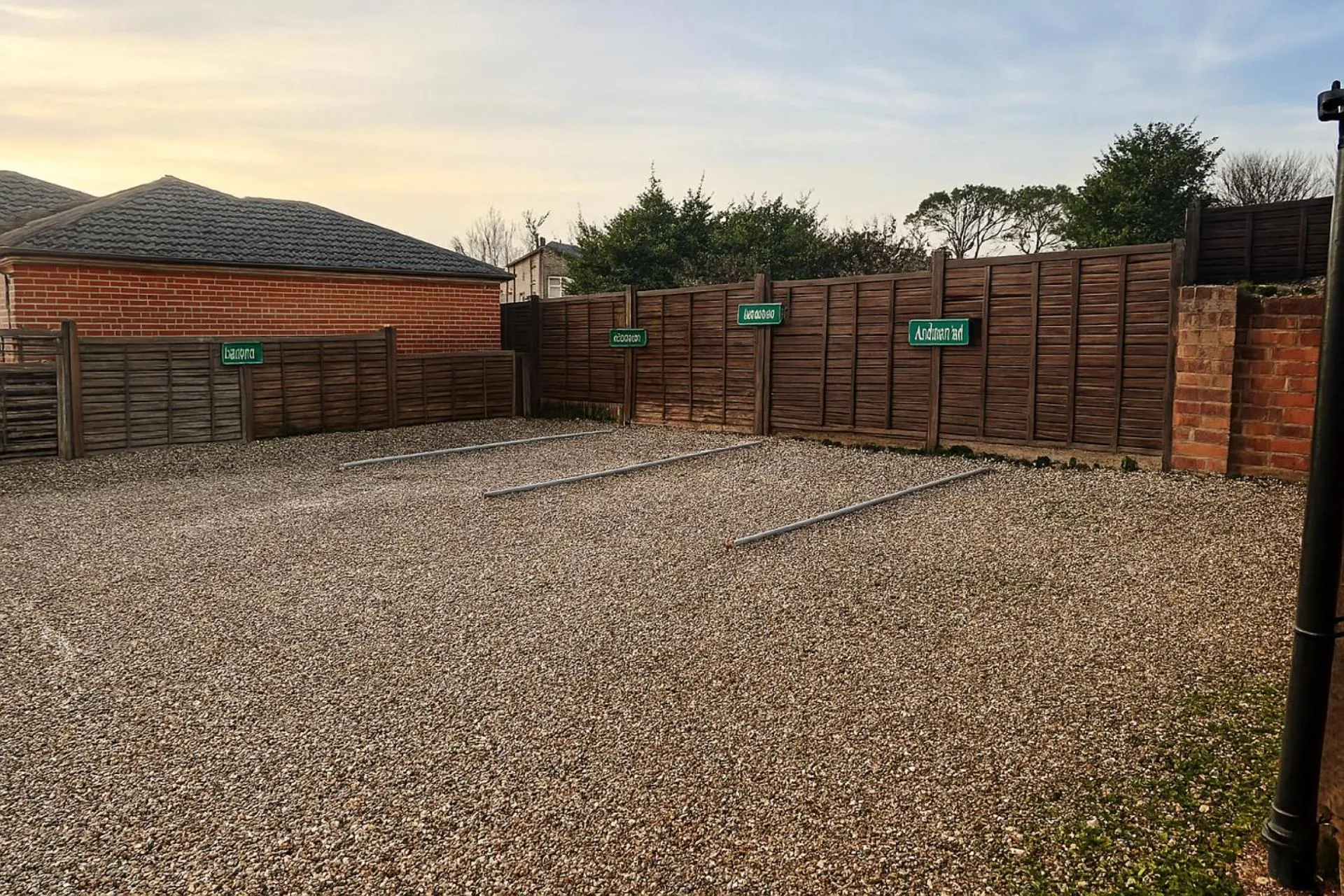 Parking in The Railway Sleeper Lodge