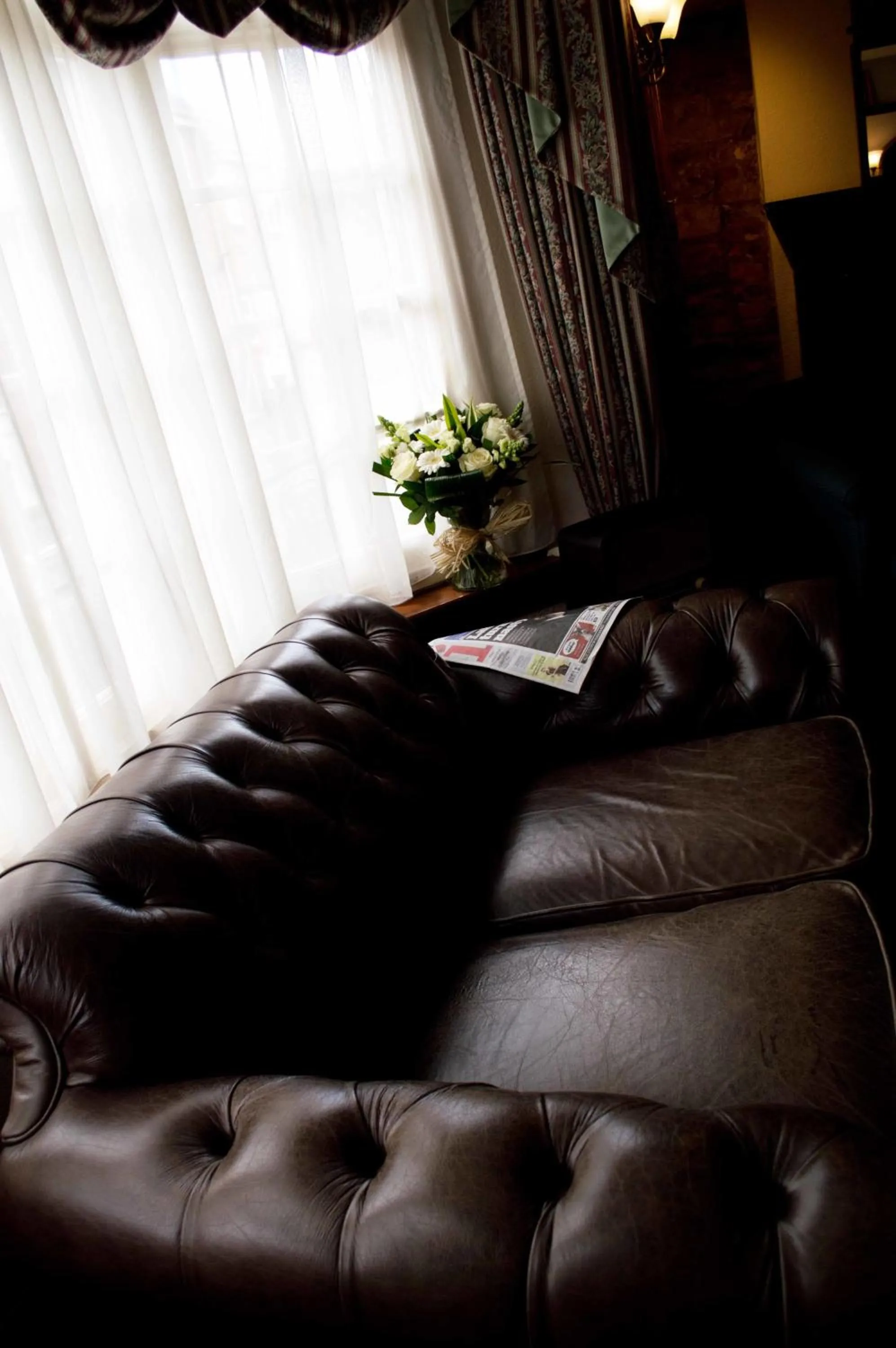 Seating area in The Poplars Moulton