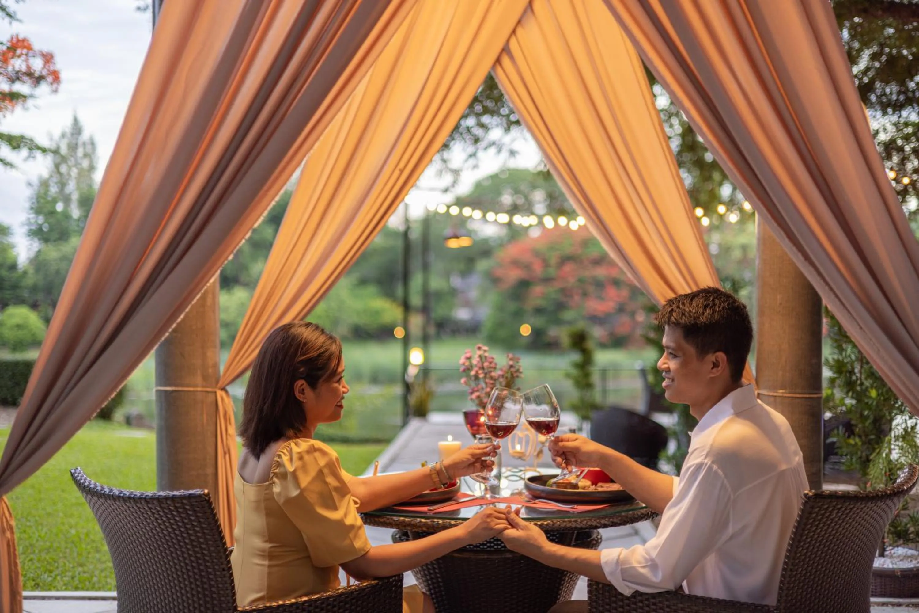 Dinner in U Inchantree Kanchanaburi