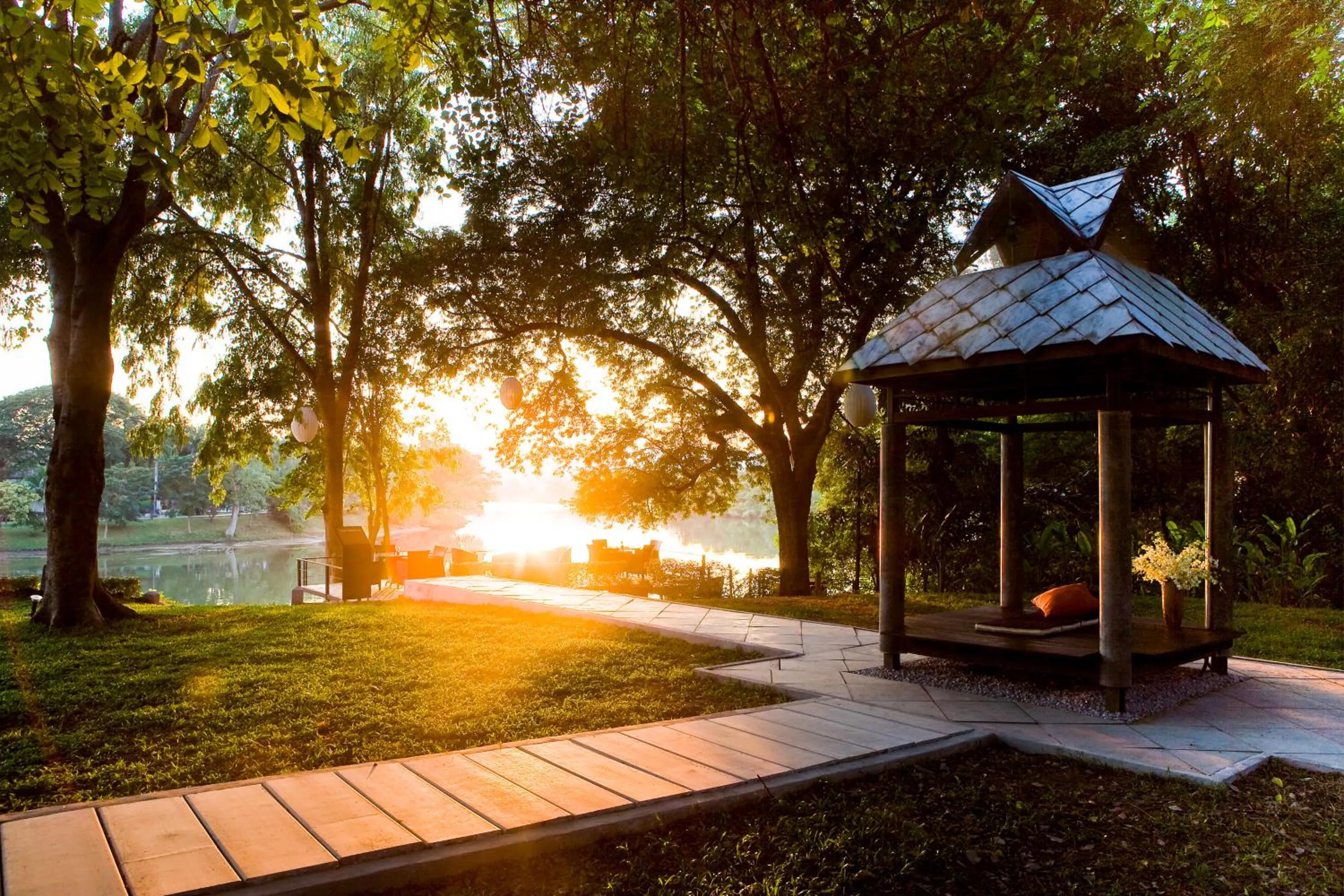 Natural landscape in U Inchantree Kanchanaburi