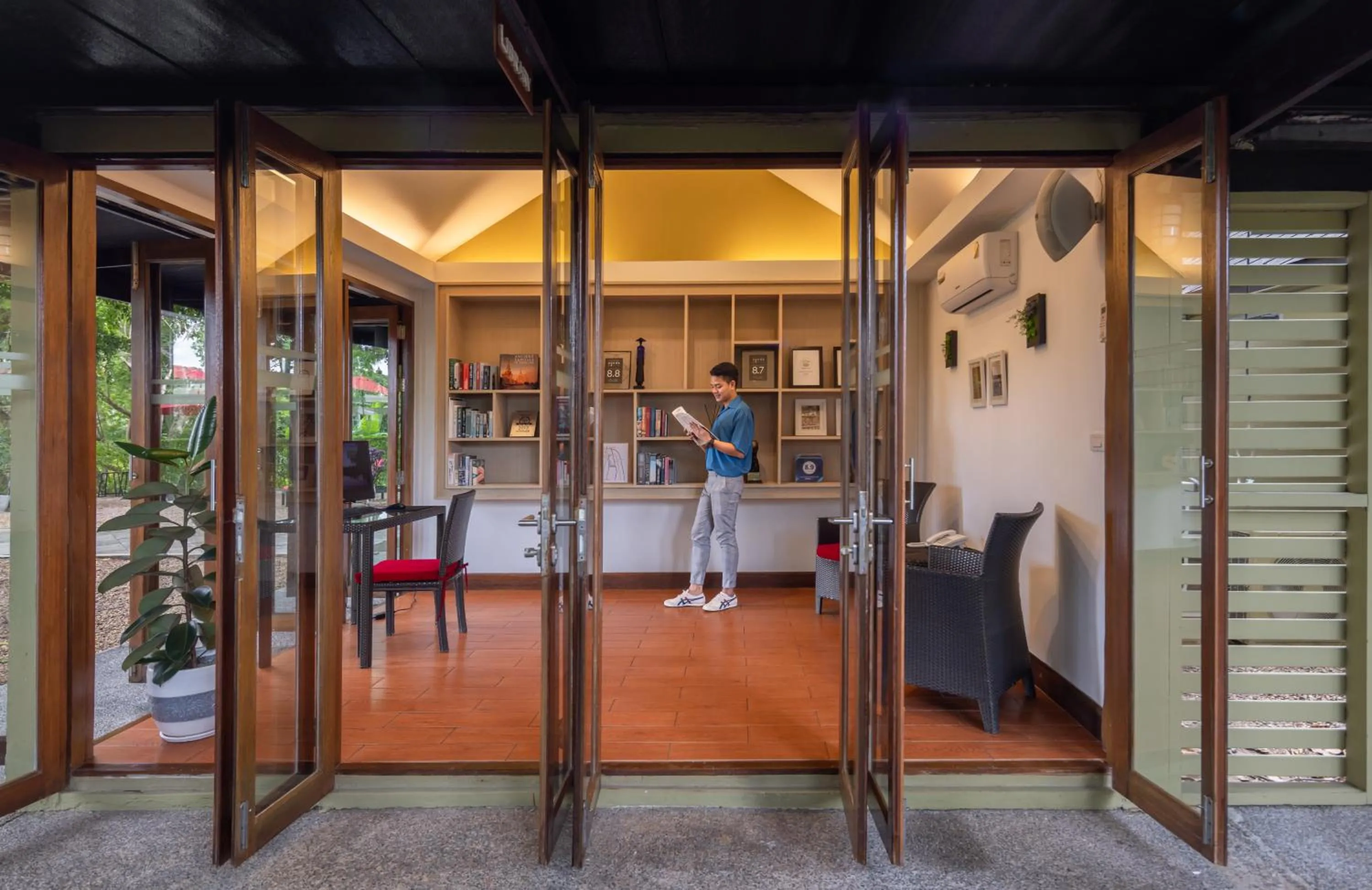 Library in U Inchantree Kanchanaburi