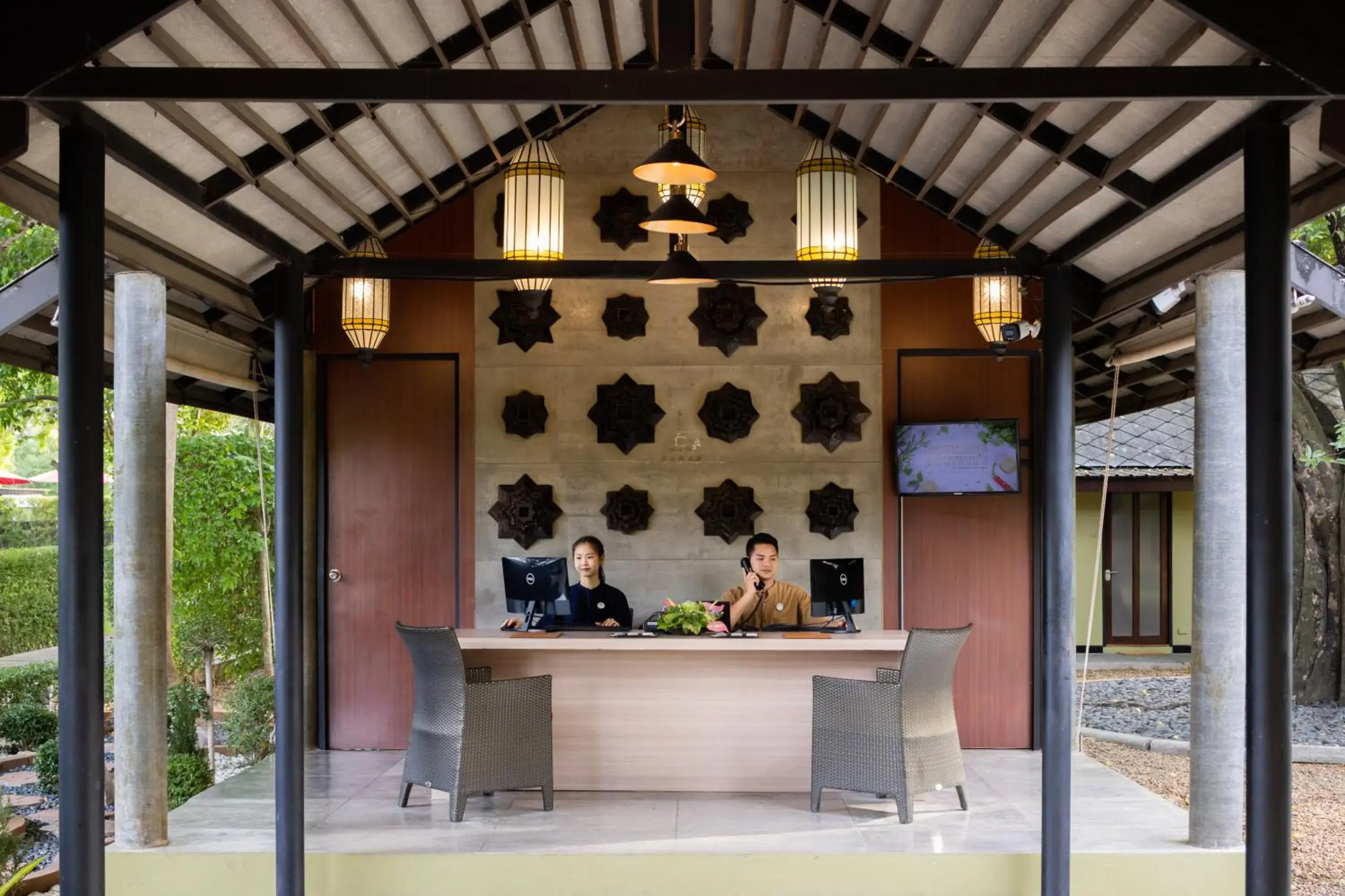 Lobby or reception in U Inchantree Kanchanaburi Lobby or reception in U Inchantree Kanchanaburi