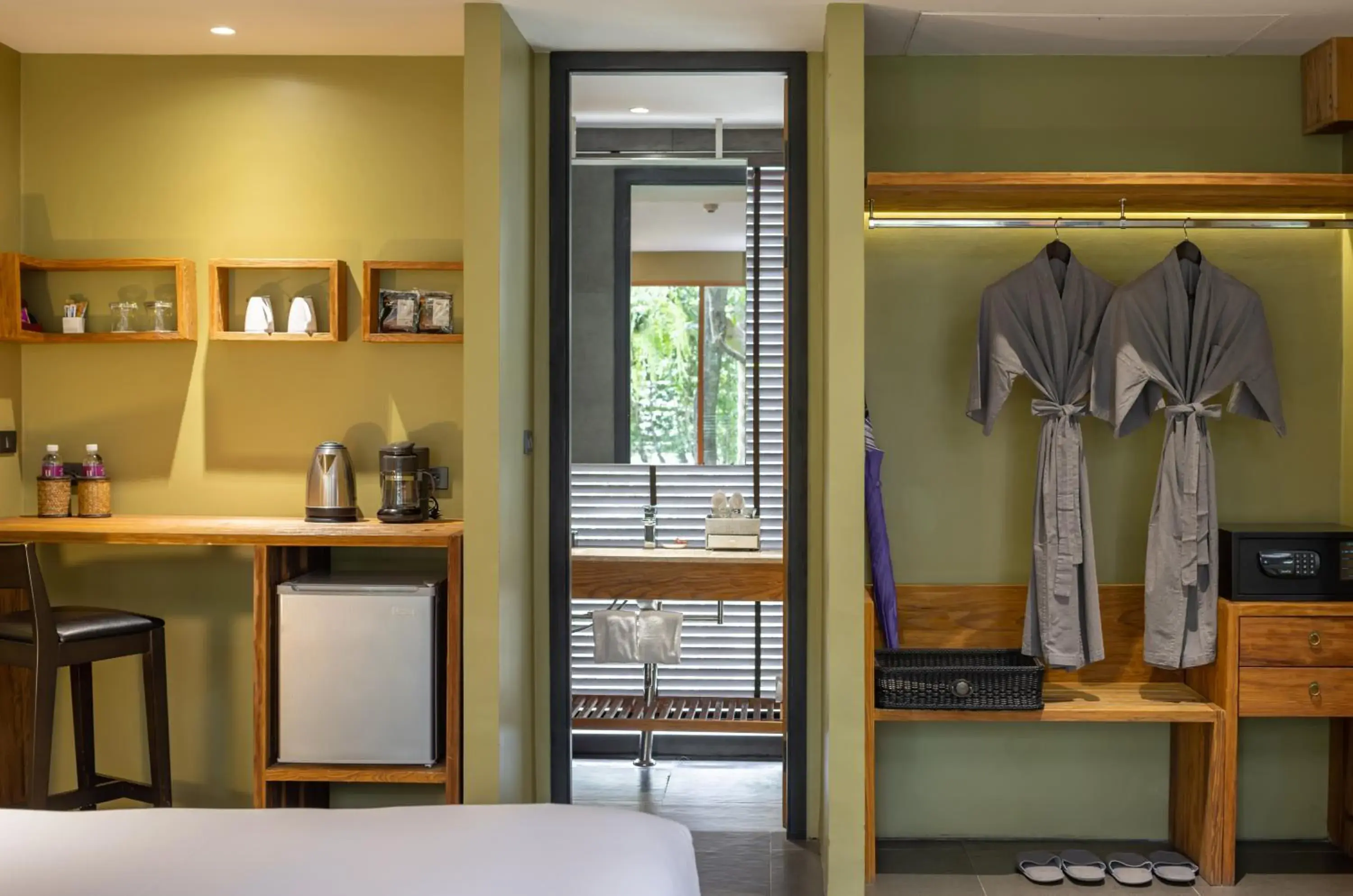 Garden view in U Inchantree Kanchanaburi Garden view in U Inchantree Kanchanaburi