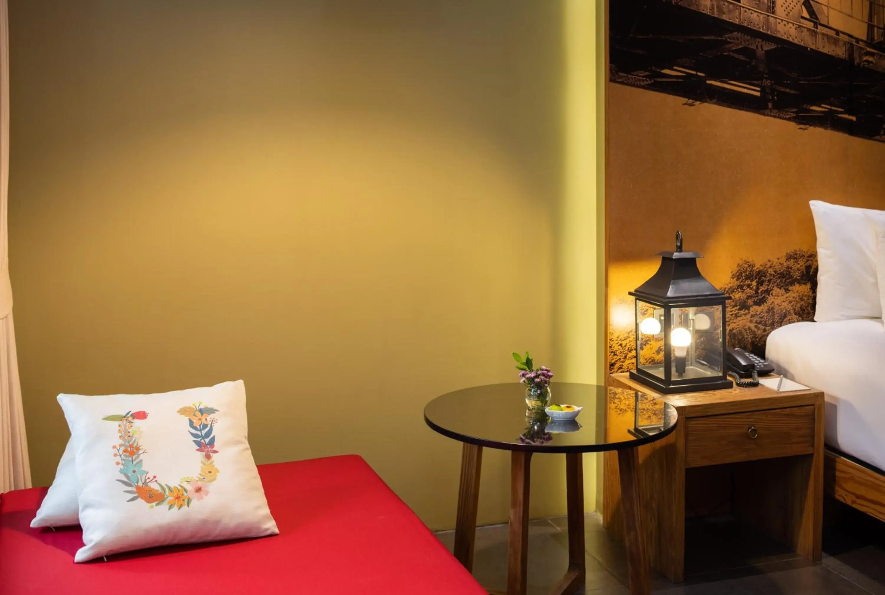 Seating area, Bed in U Inchantree Kanchanaburi Seating area, Bed in U Inchantree Kanchanaburi