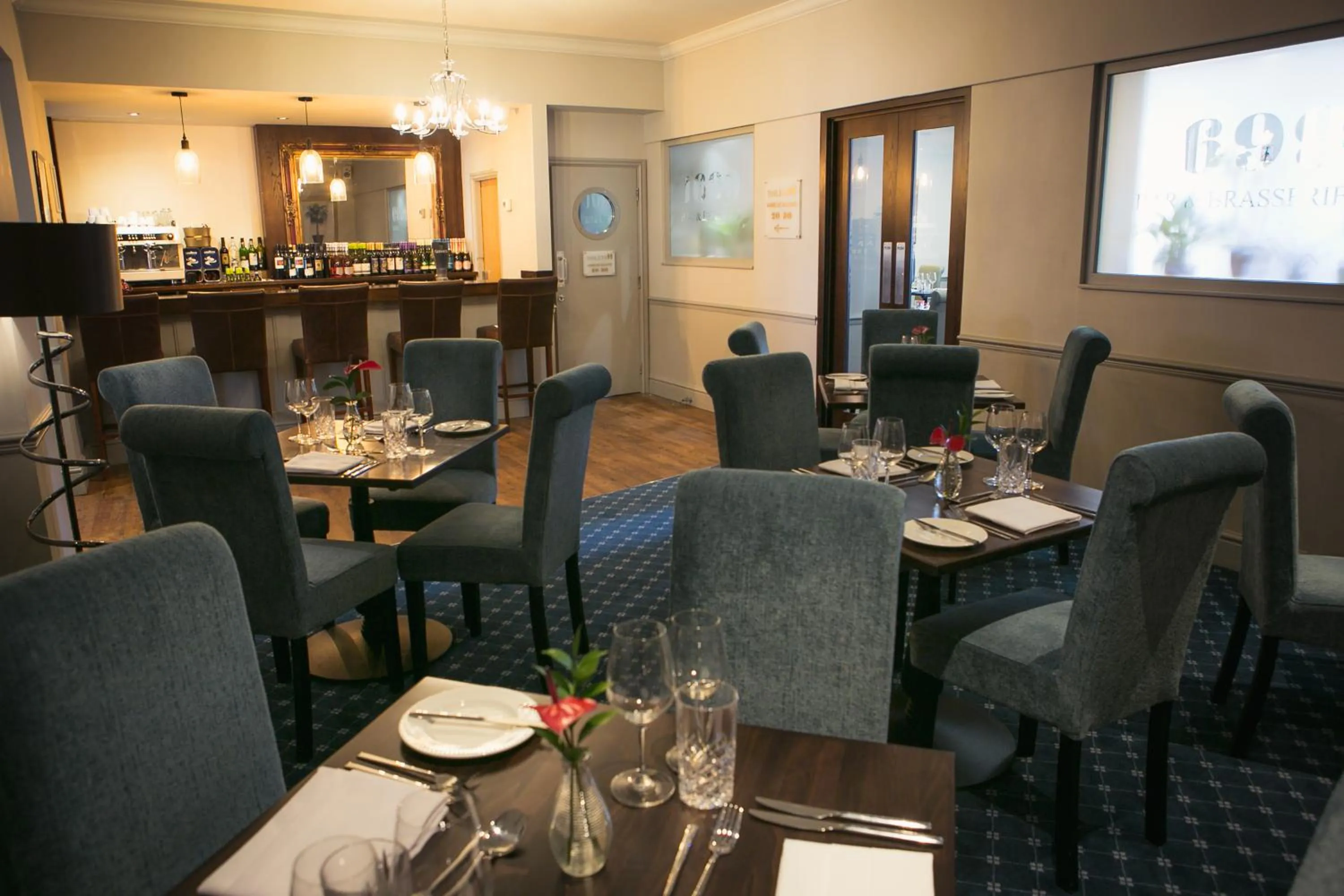 Lounge or bar in The Townhouse Chester