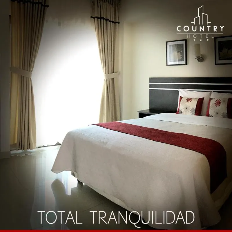 Bed in Country Hotel