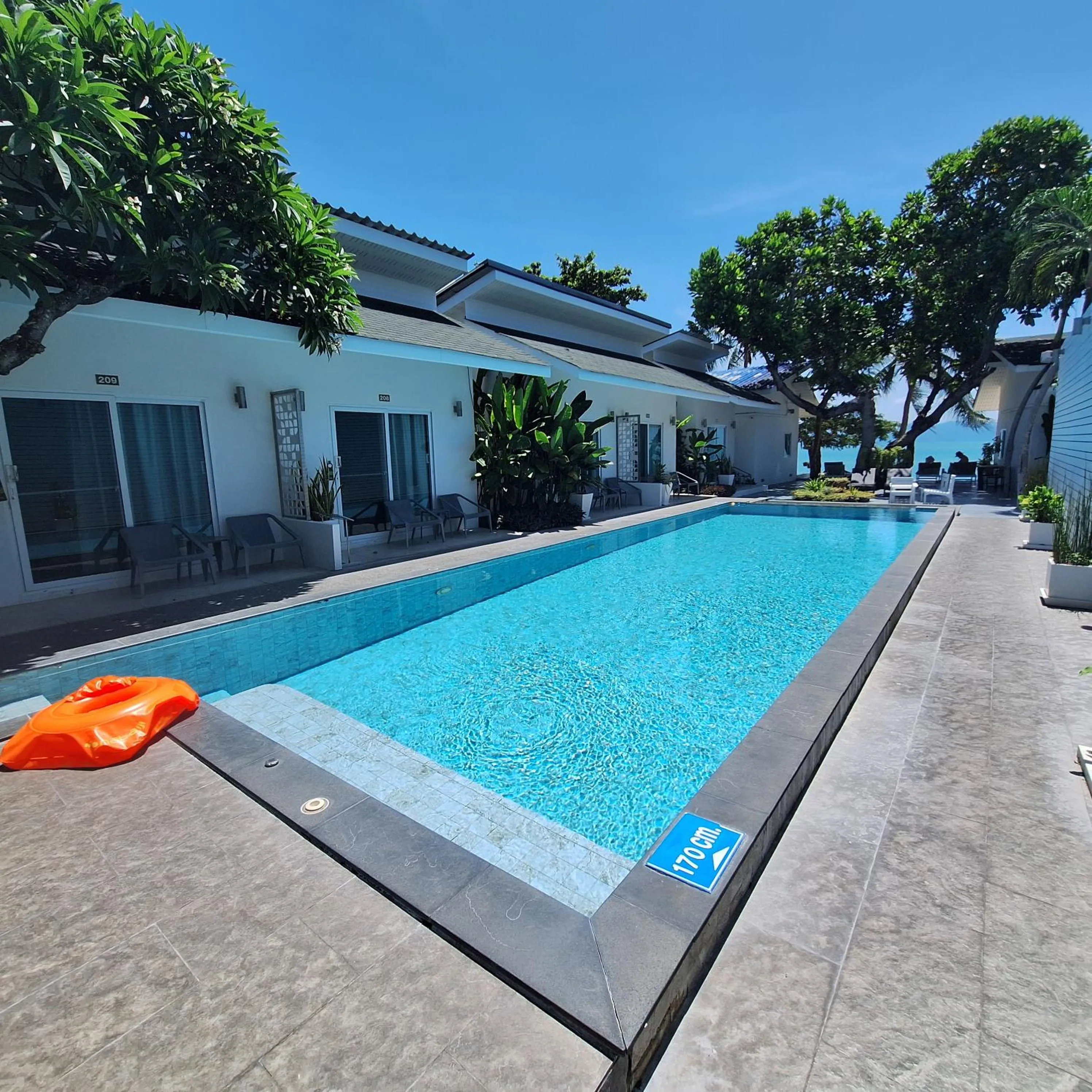 Pool view in Baanfah Resort Samui