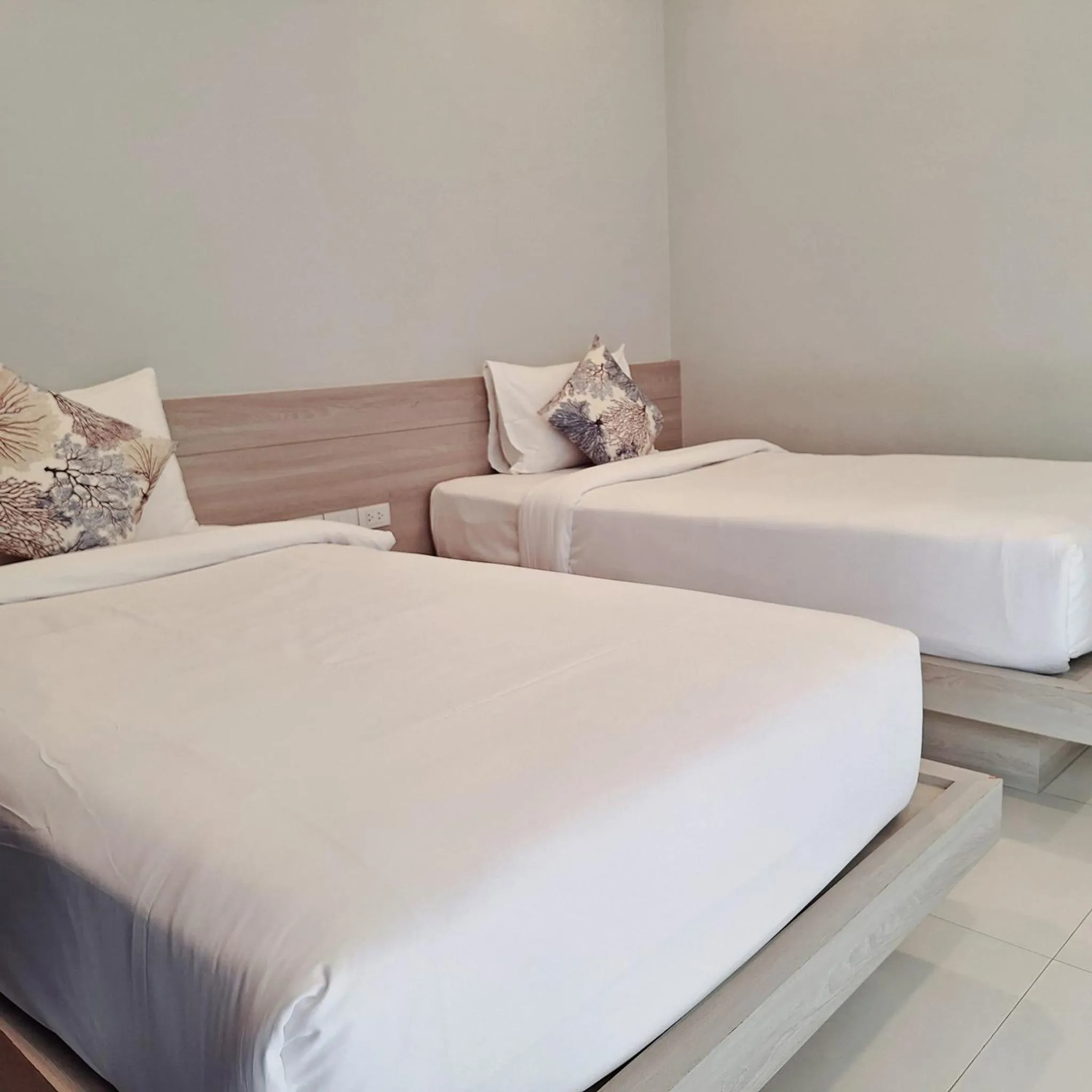 Bed in Baanfah Resort Samui