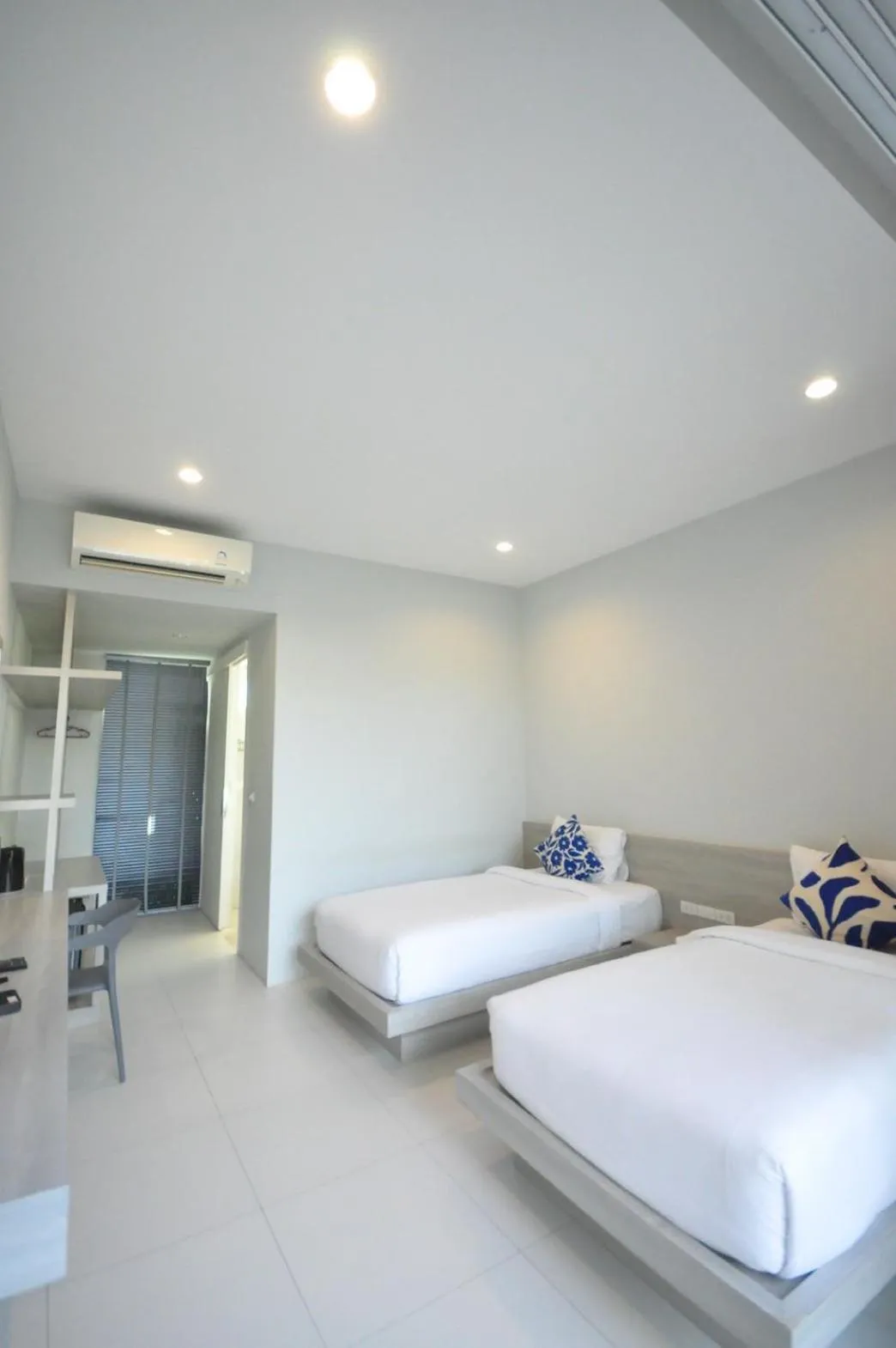 Bed in Baanfah Resort Samui