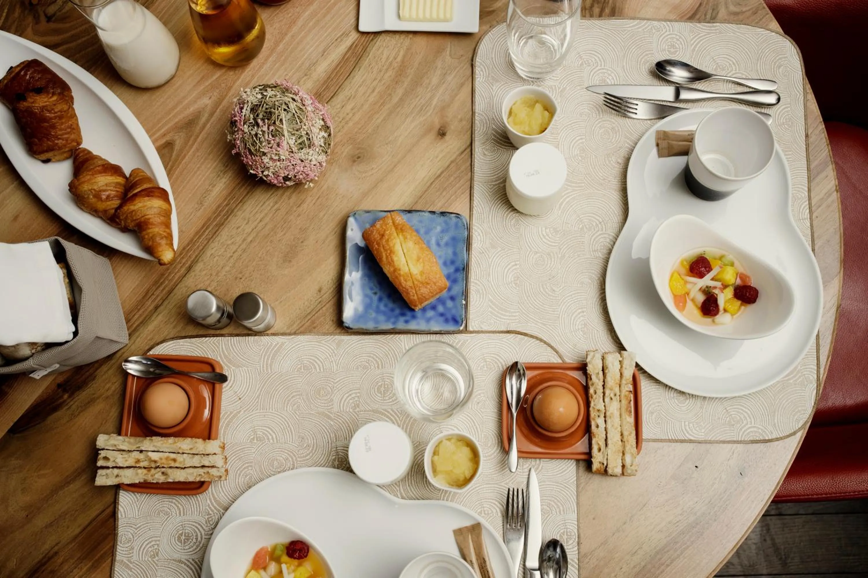 Continental breakfast in Maison Decoret - Relais & Châteaux