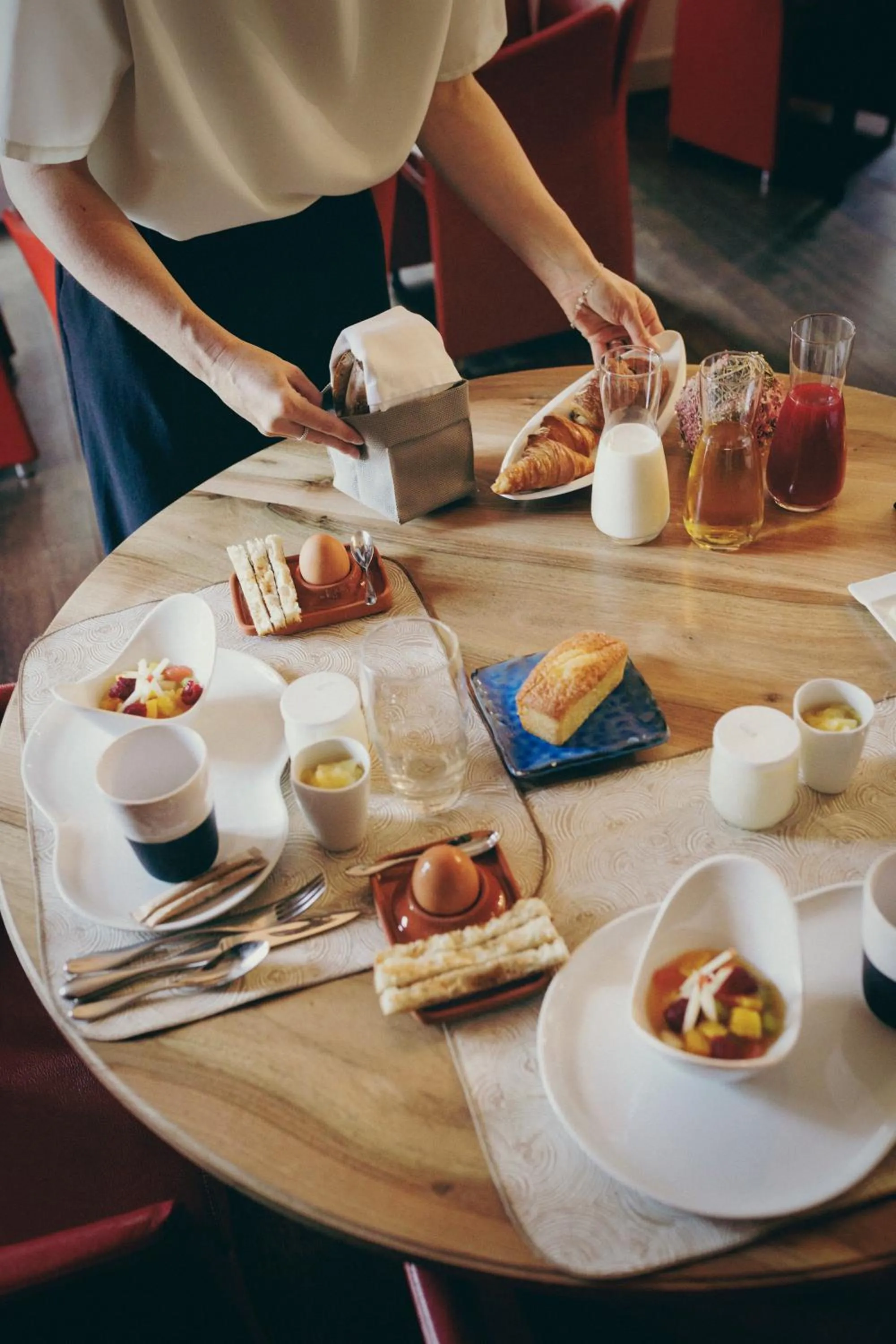 Continental breakfast in Maison Decoret - Relais & Châteaux