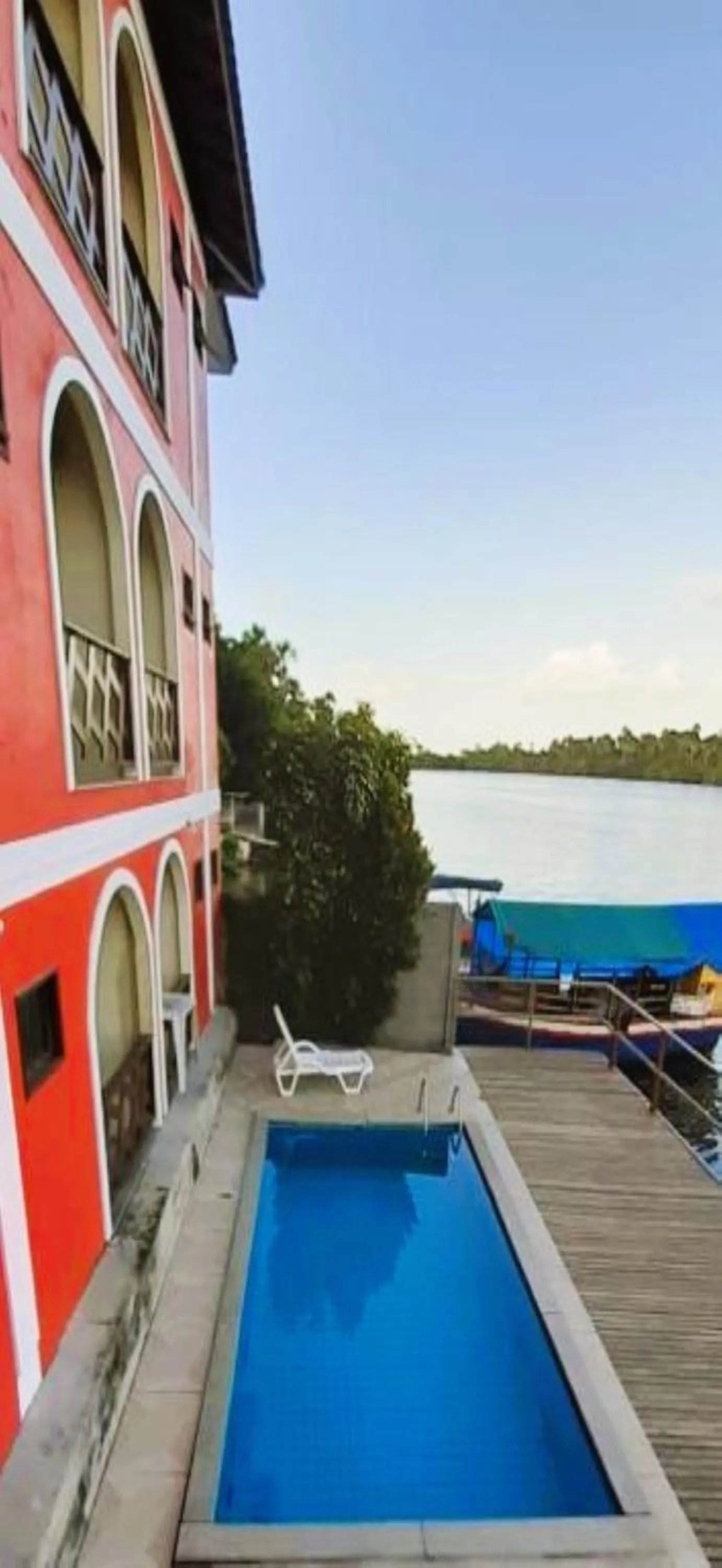 Patio in Hotel Beira Rio Preguiças