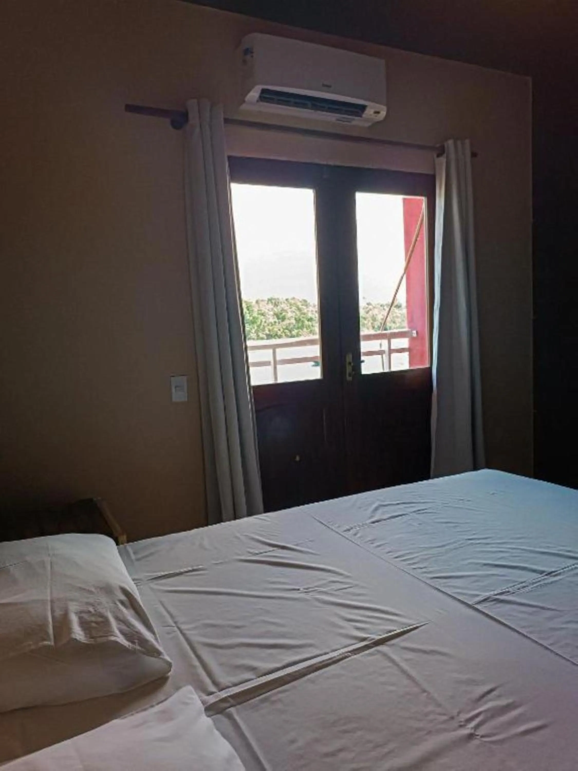 View (from property/room), Bed in Hotel Beira Rio Preguiças