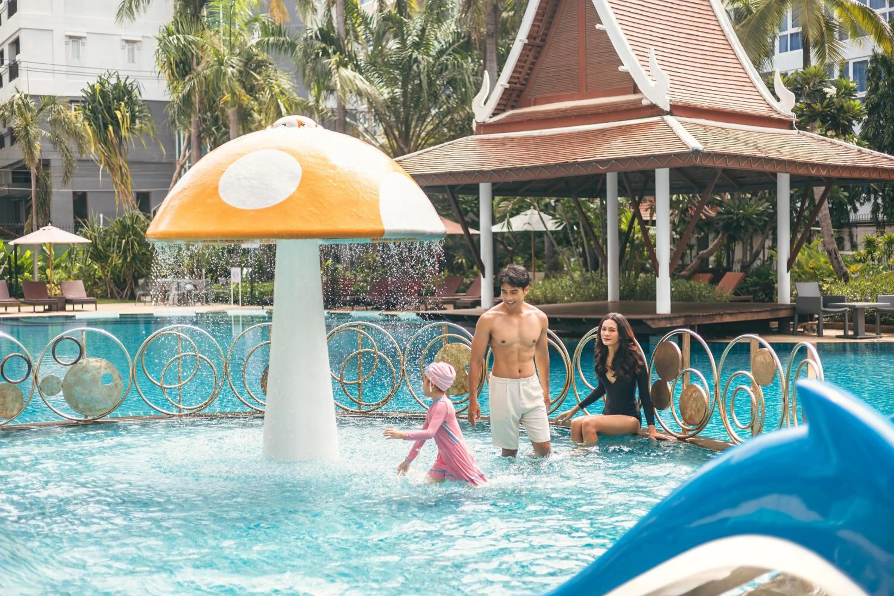 Swimming pool in Heeton Concept Hotel Pattaya by Compass Hospitality