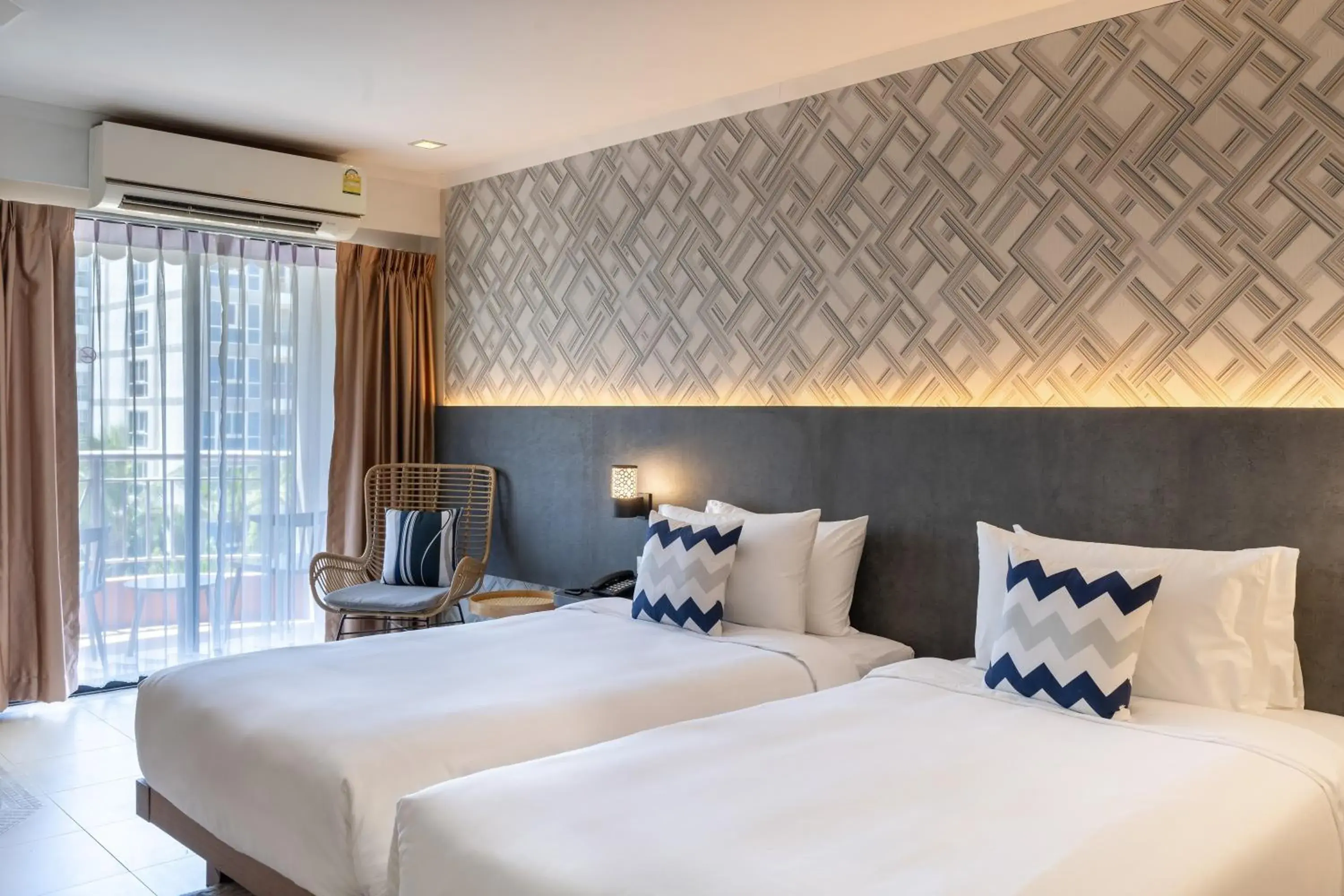 Bedroom, Bed in Heeton Concept Hotel Pattaya by Compass Hospitality Bedroom, Bed in Heeton Concept Hotel Pattaya by Compass Hospitality