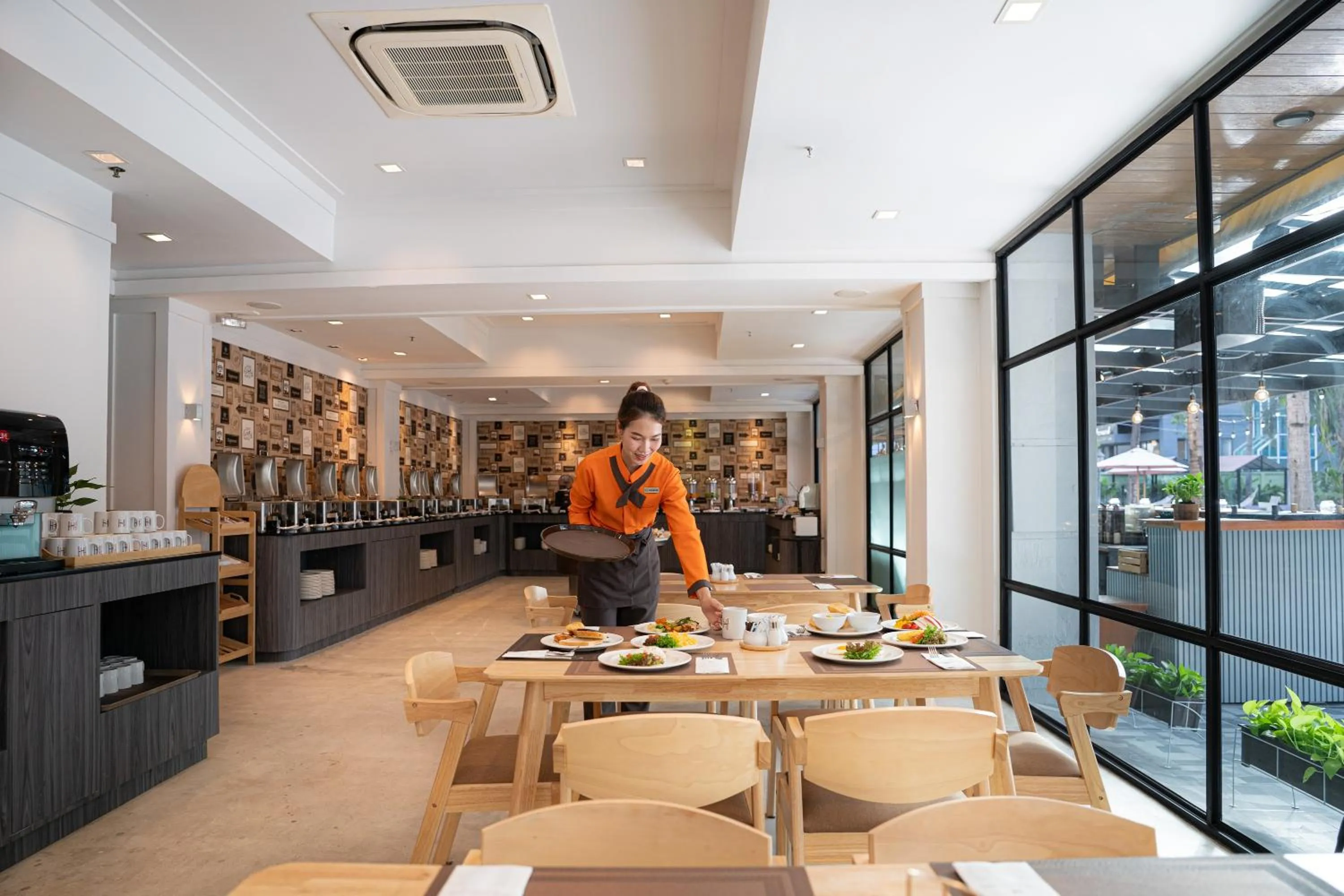 Buffet breakfast in Heeton Concept Hotel Pattaya by Compass Hospitality