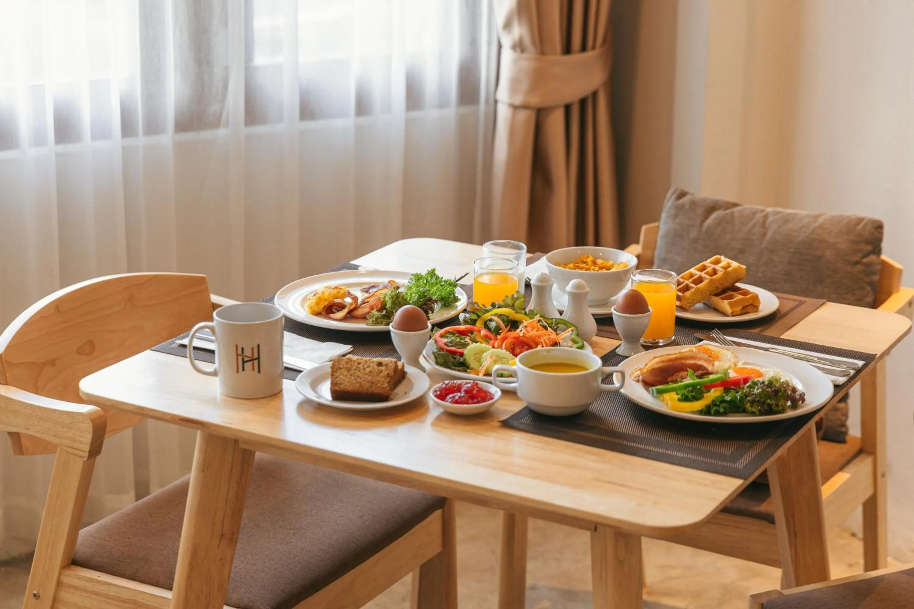 Breakfast in Heeton Concept Hotel Pattaya by Compass Hospitality