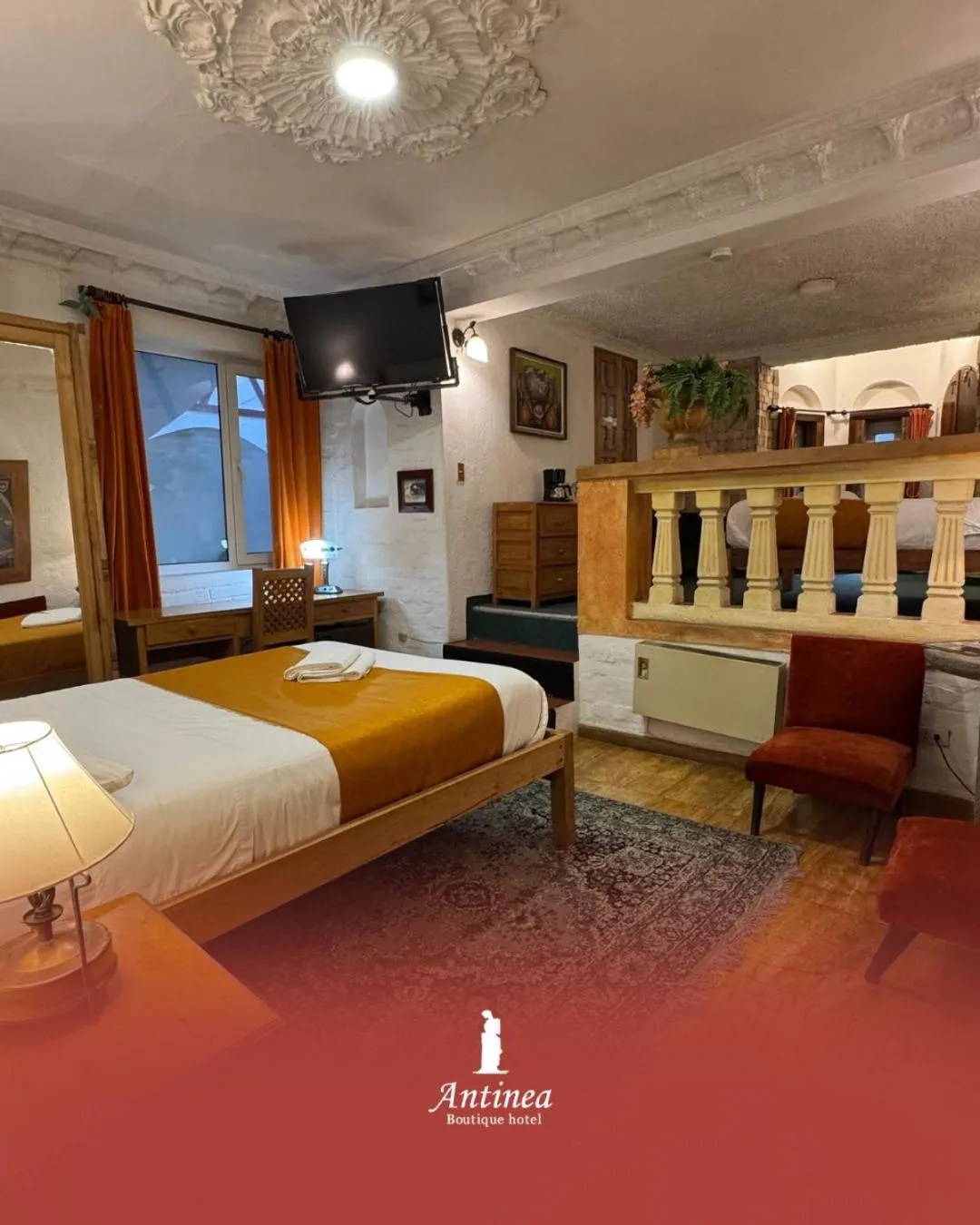 Photo of the whole room, Bed in Boutique Hotel Antinea