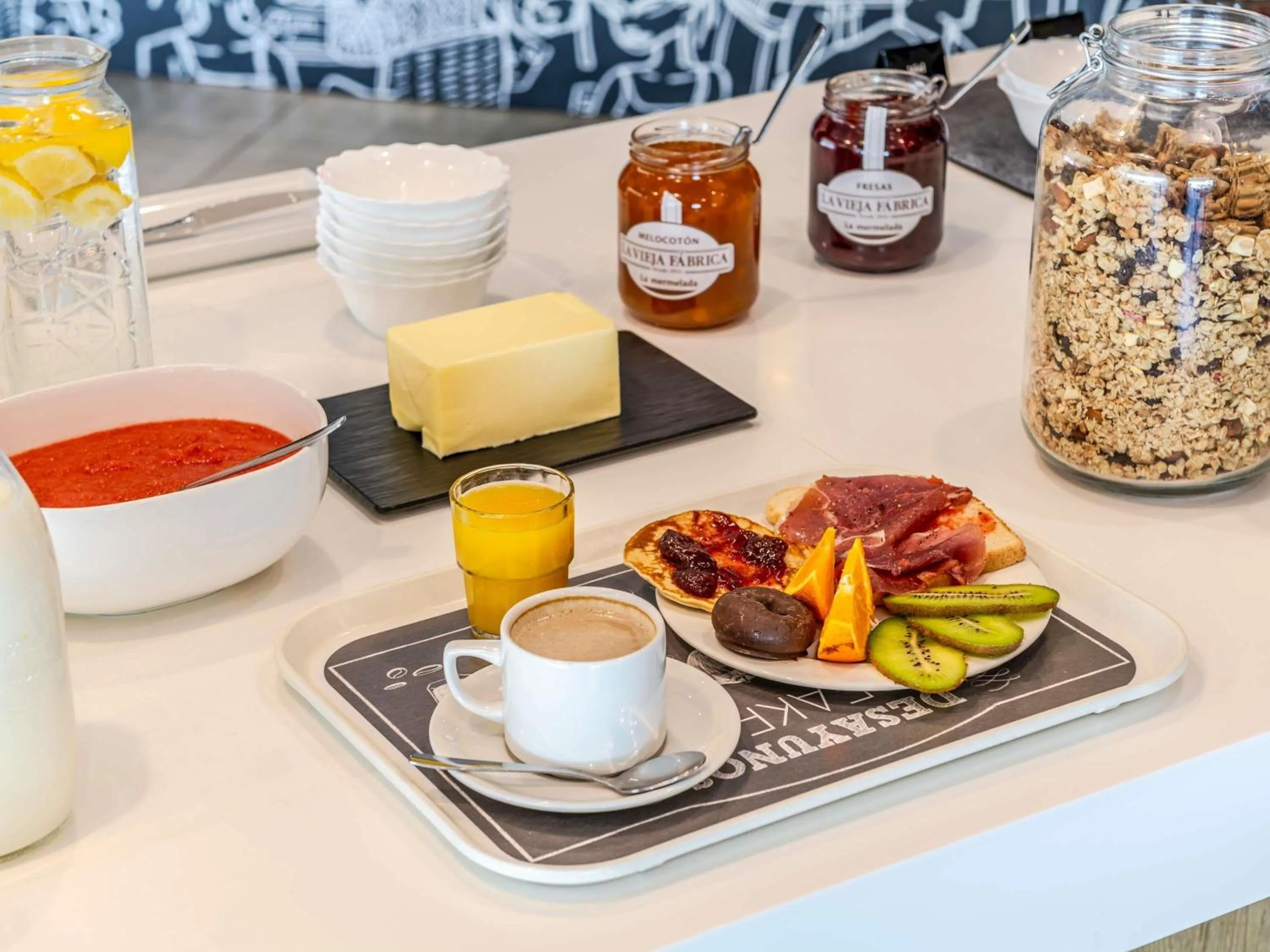 Breakfast in Ibis Bilbao Barakaldo