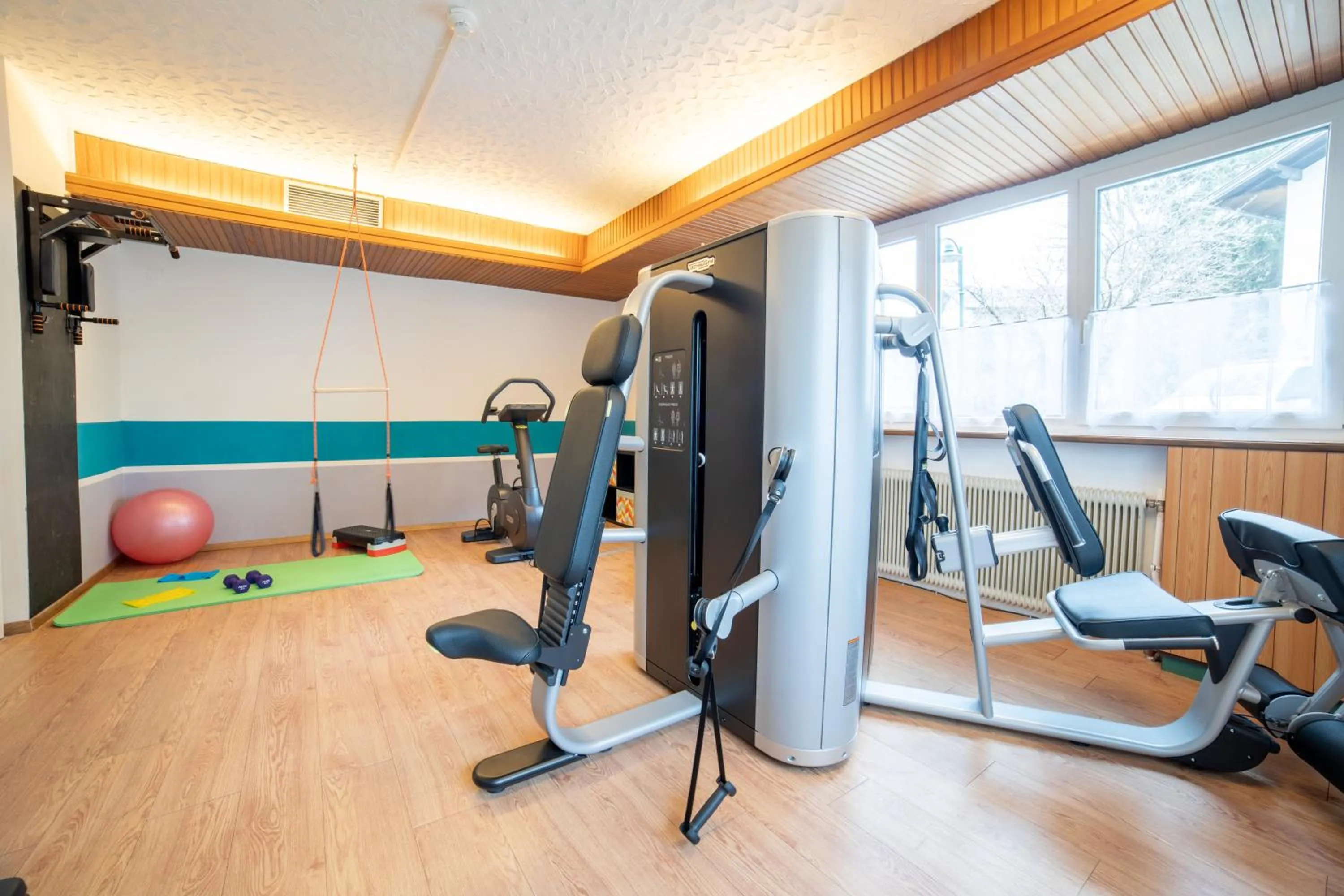 Fitness centre/facilities in Hotel Bergkristall