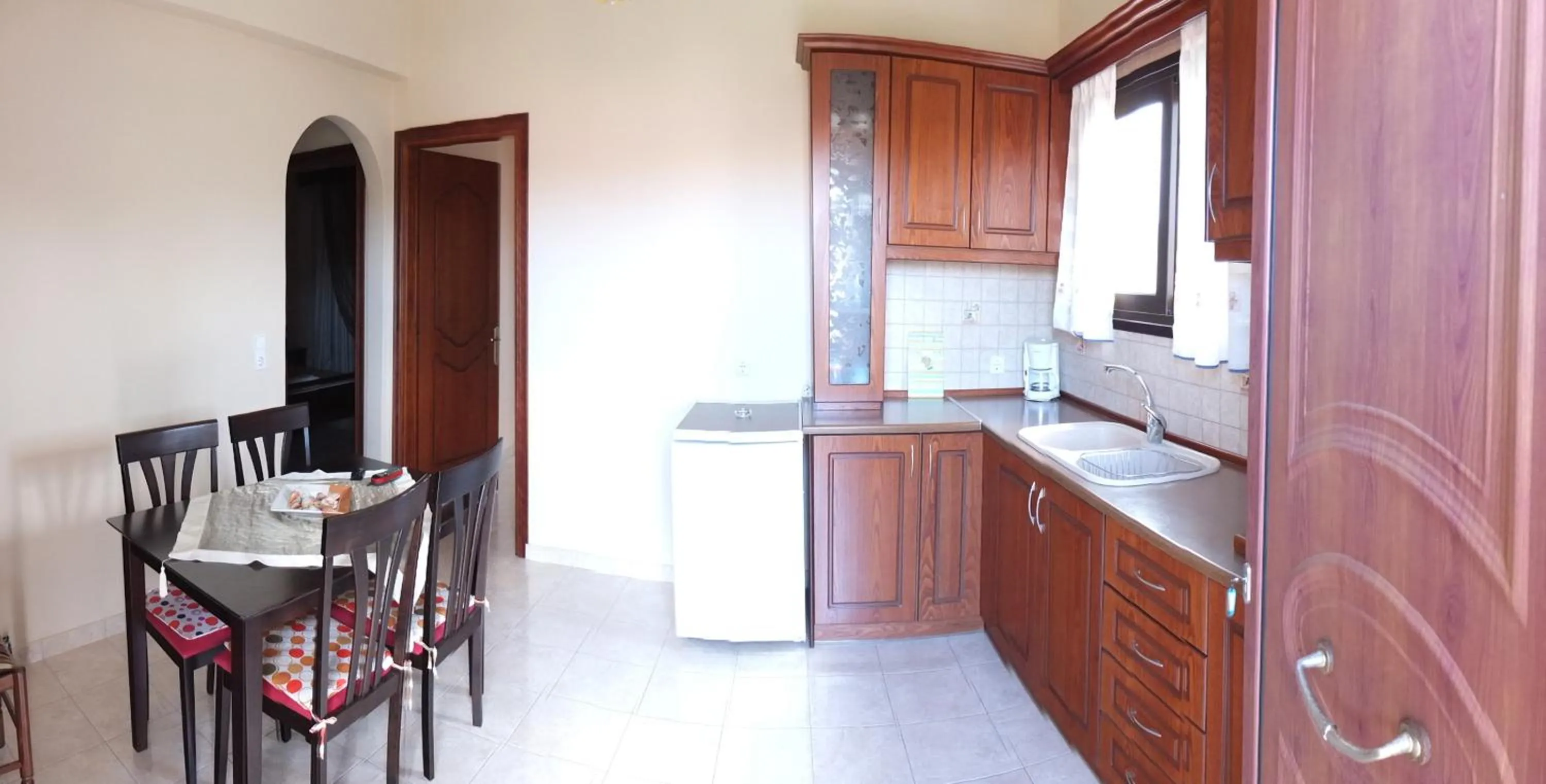 Seating area in Toula's Apartments