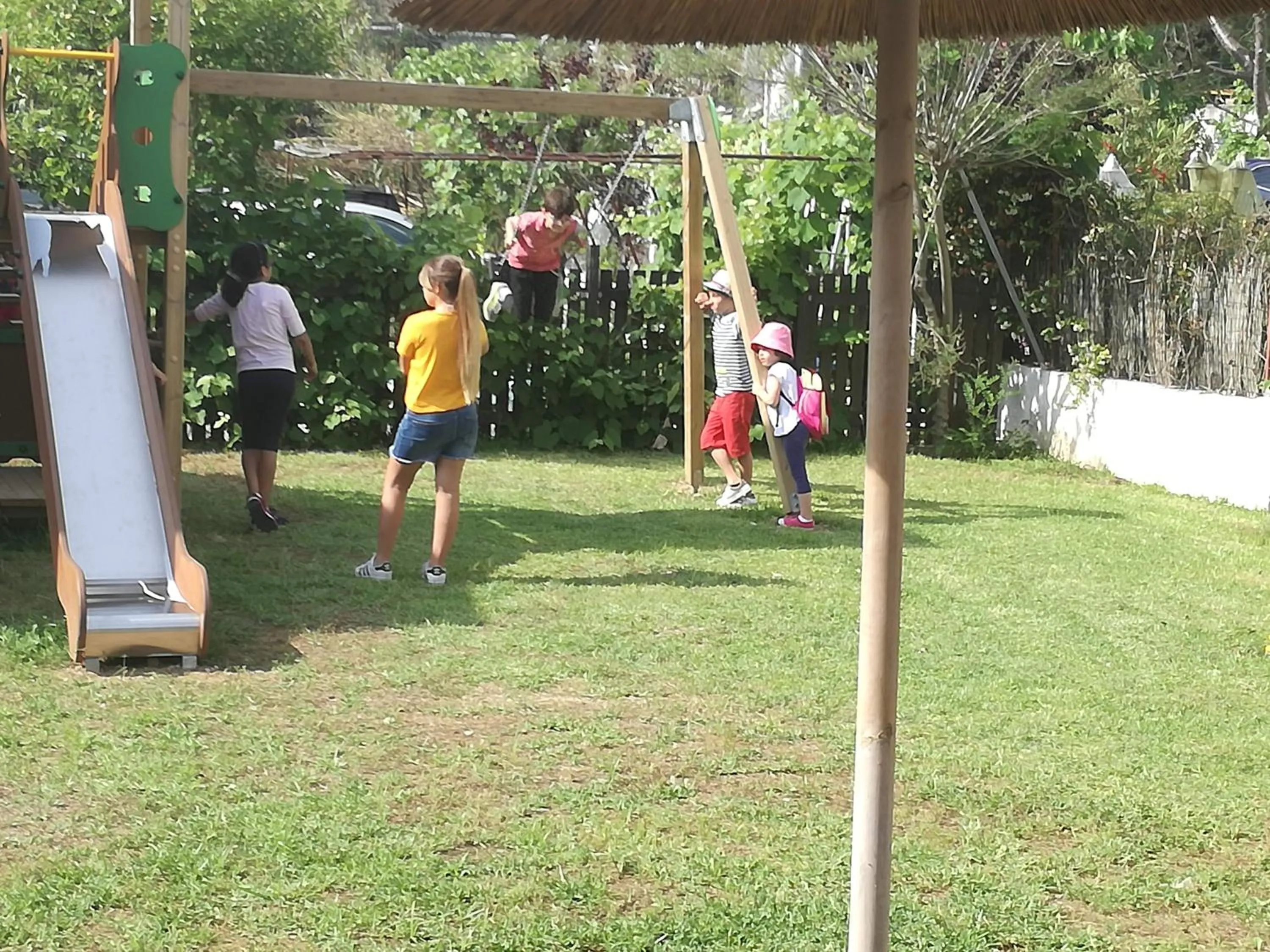 Children play ground in Hotel Villaggio Tabù