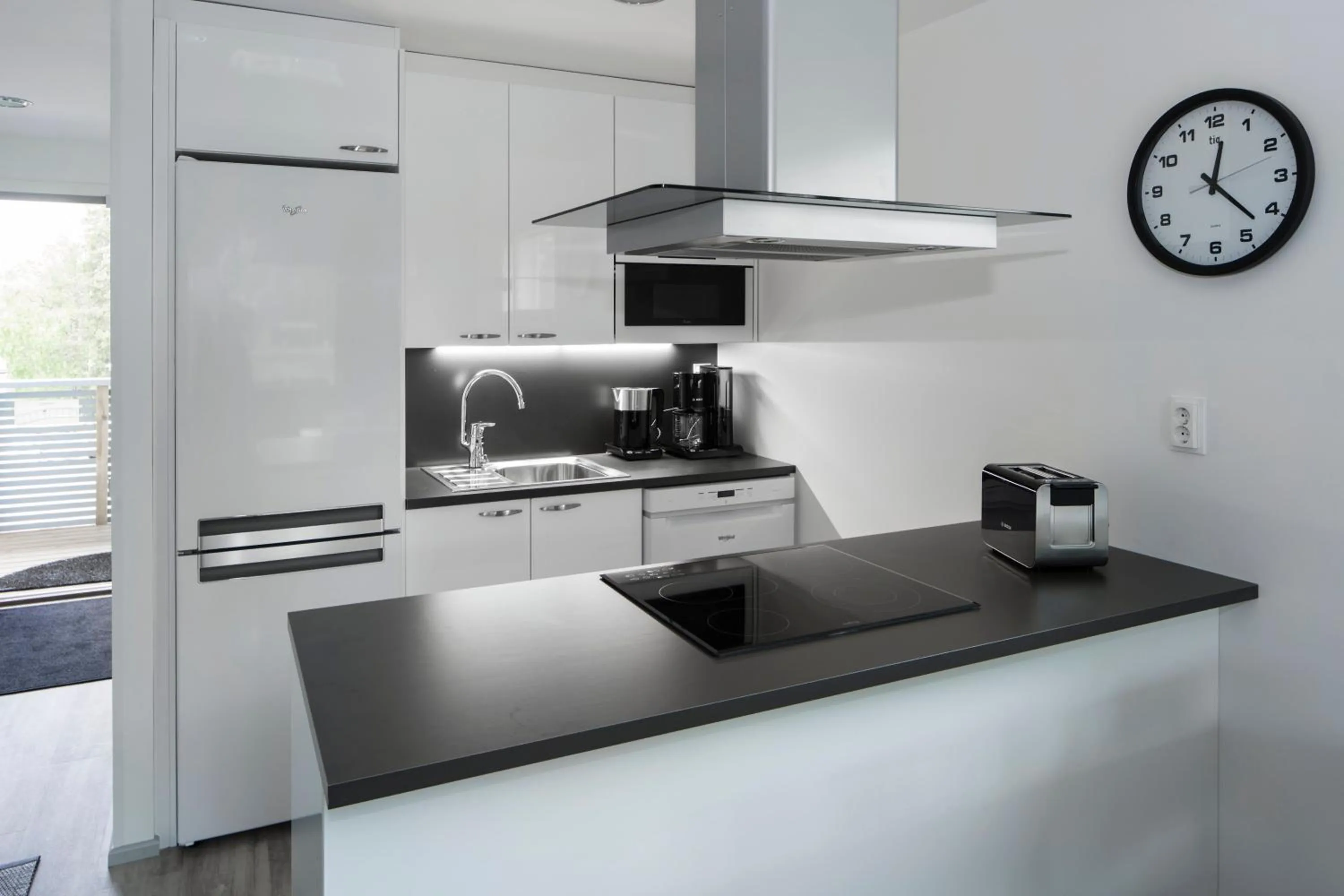 Kitchen or kitchenette in Holiday Club Salla Superior Apartments