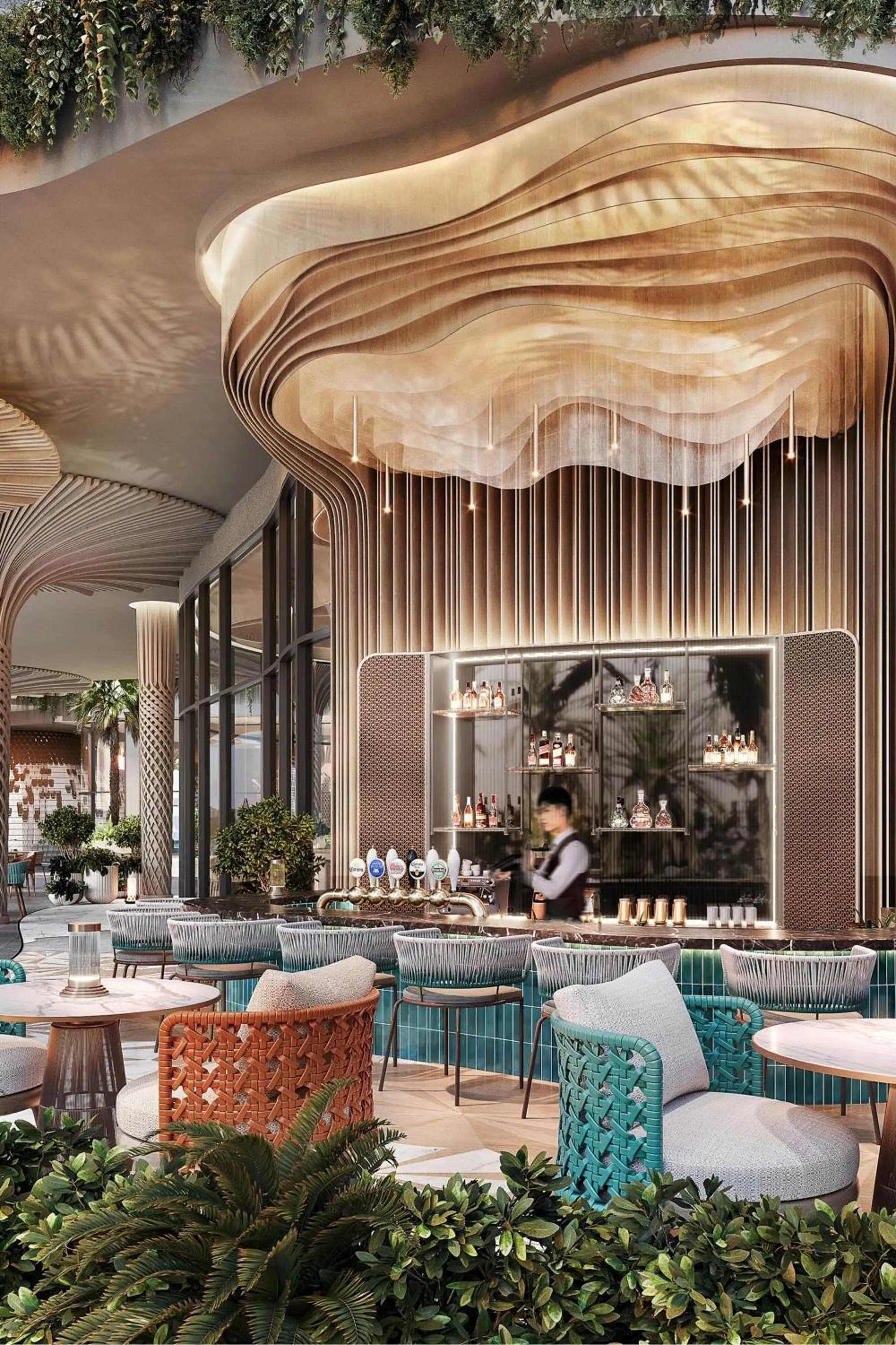 Swimming pool in Pattaya Marriott Resort and Spa