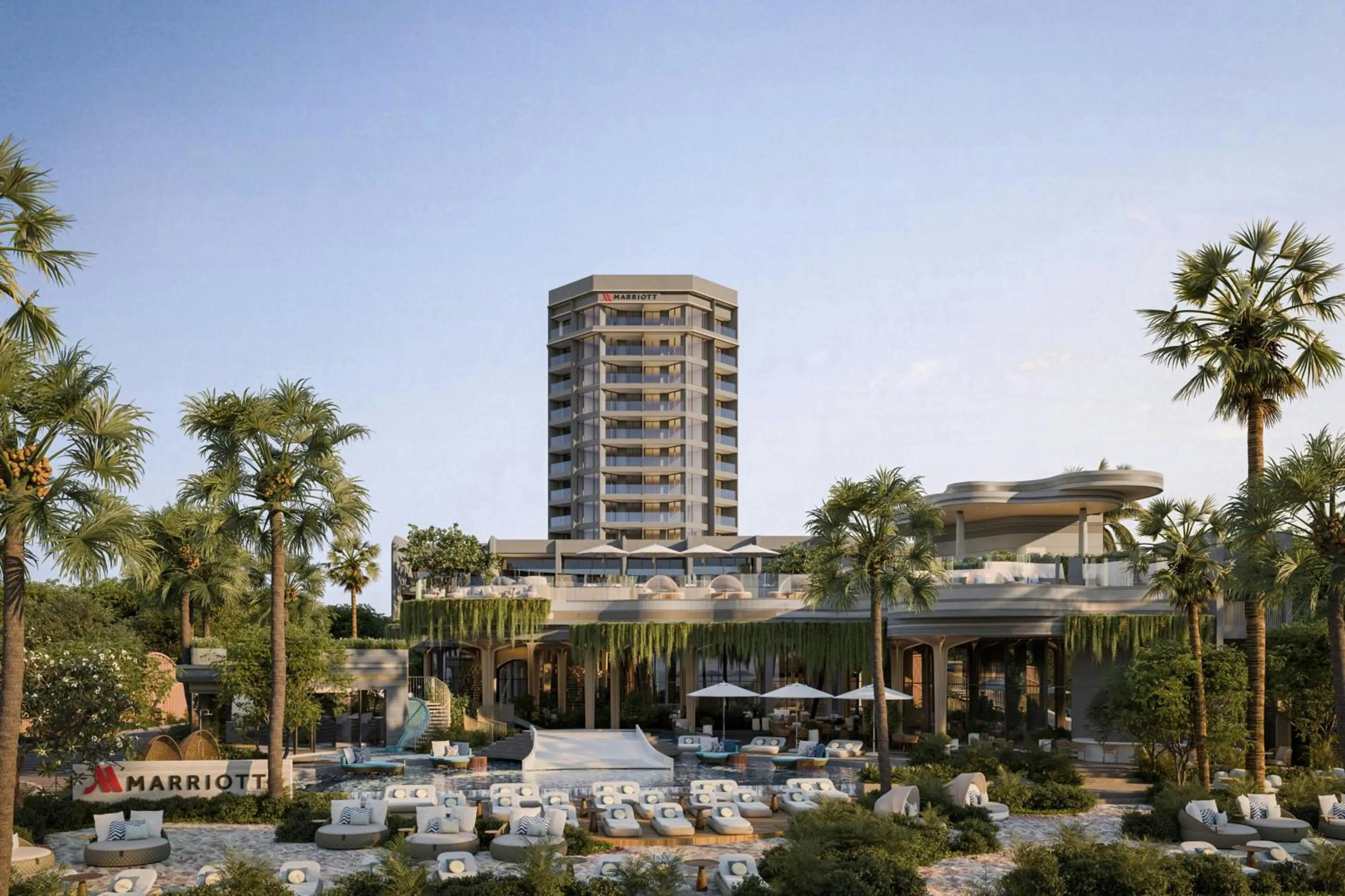 Property building in Pattaya Marriott Resort and Spa