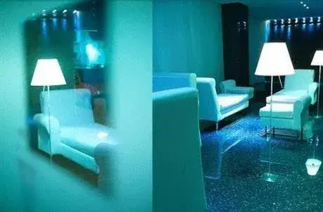 Living room, Bed in Residence The Catalogne Living room, Bed in Residence The Catalogne