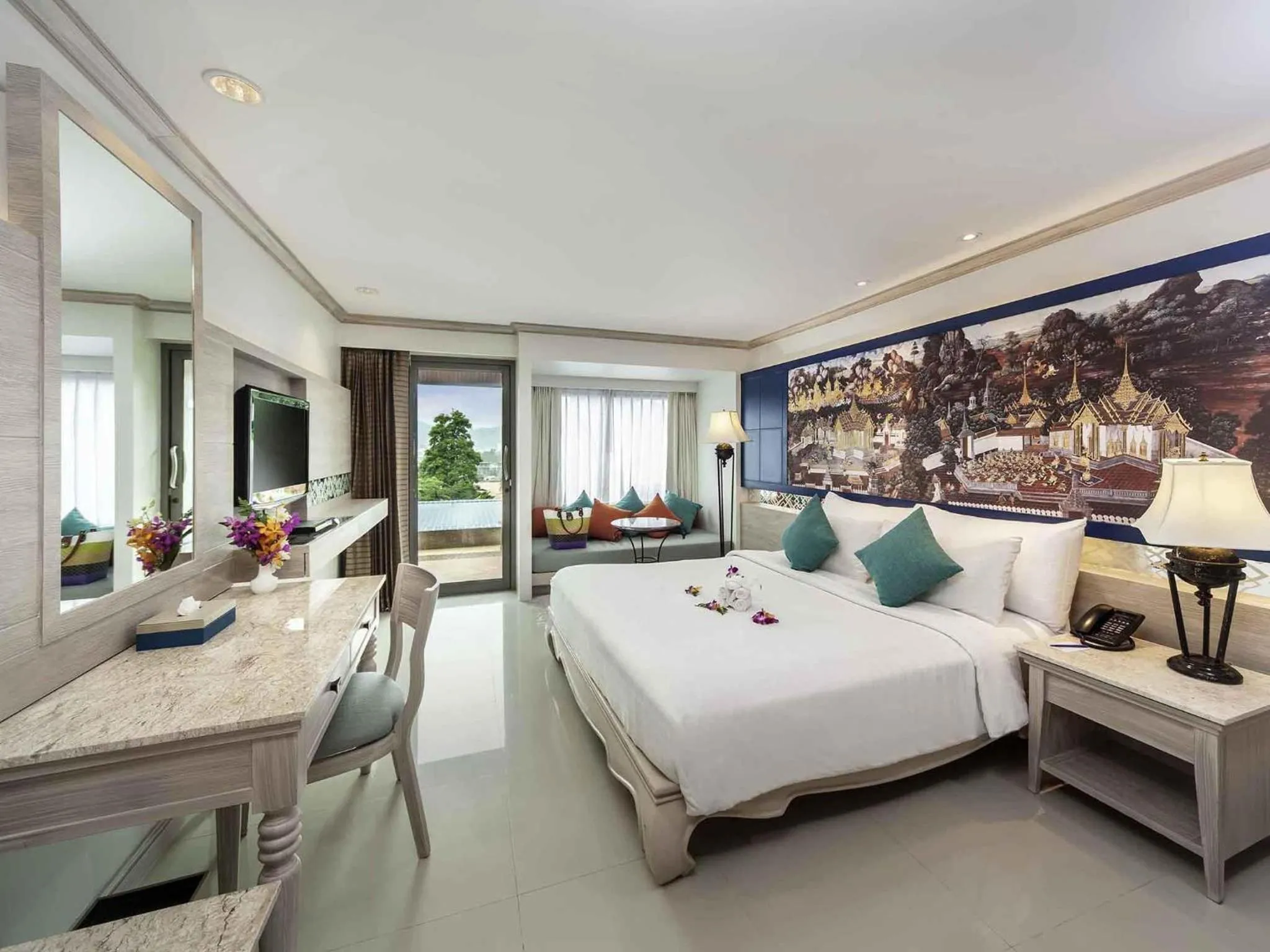 Bedroom, Bed in Novotel Phuket Resort