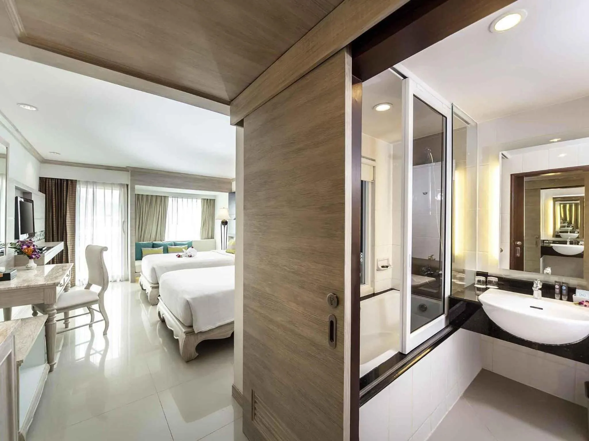 Bedroom, Bed in Novotel Phuket Resort