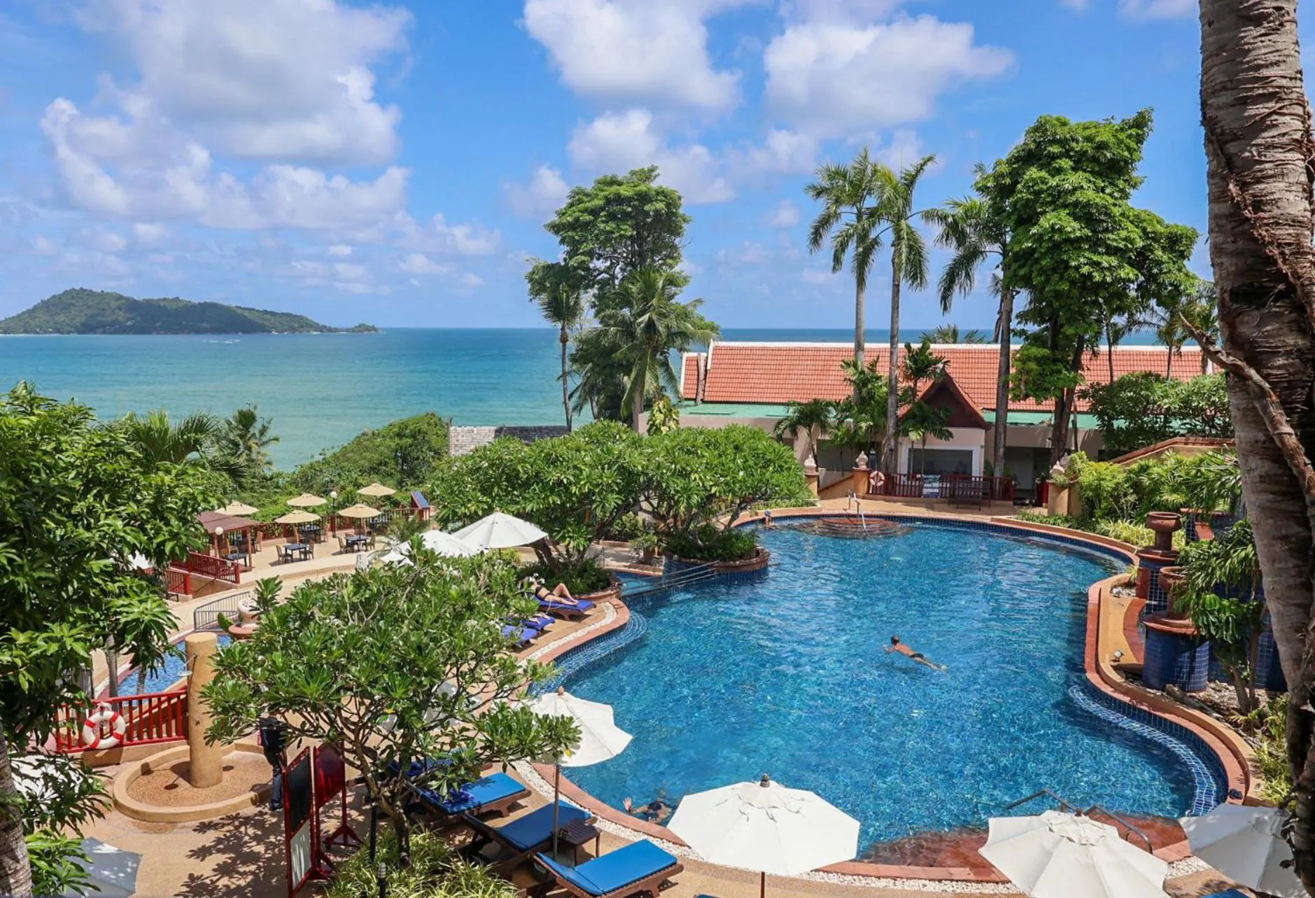 Pool view in Novotel Phuket Resort