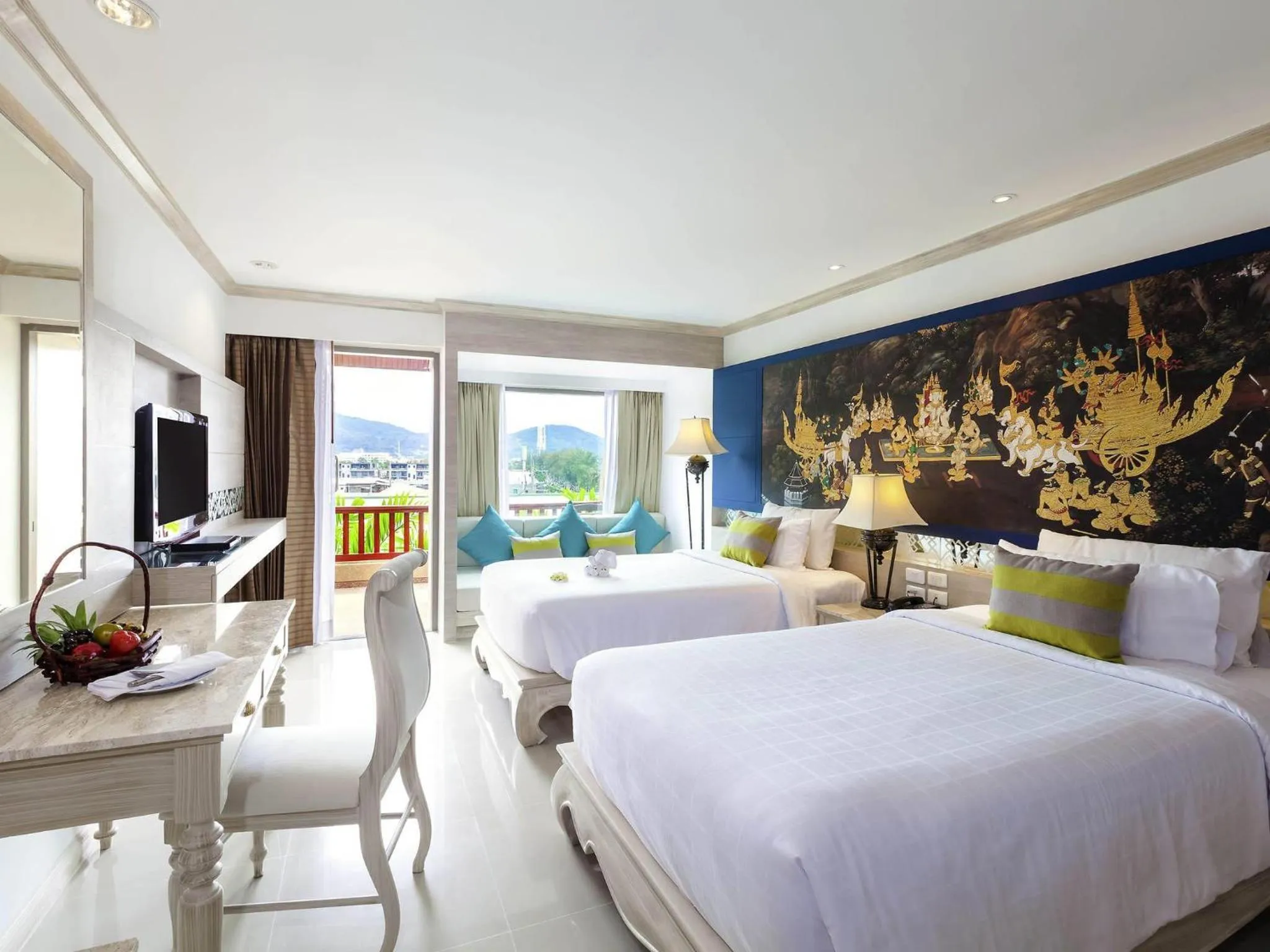 Bedroom, Bed in Novotel Phuket Resort
