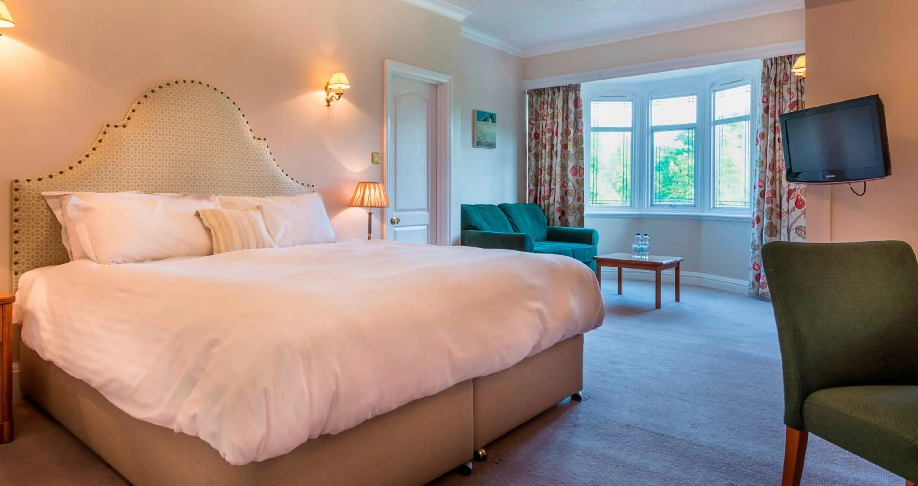 Bed in Petwood Hotel